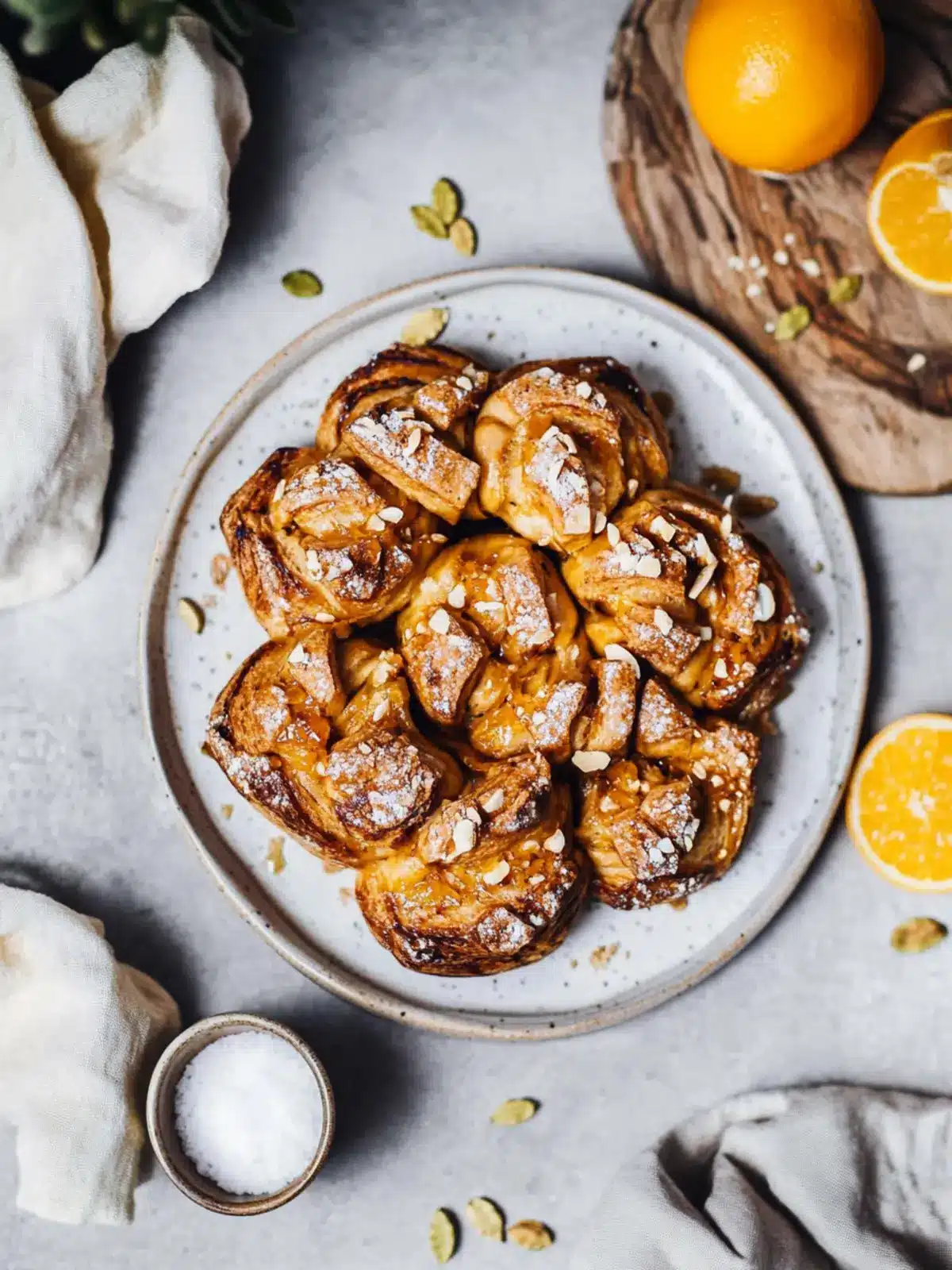 Vegan Orange Cardamom Buns