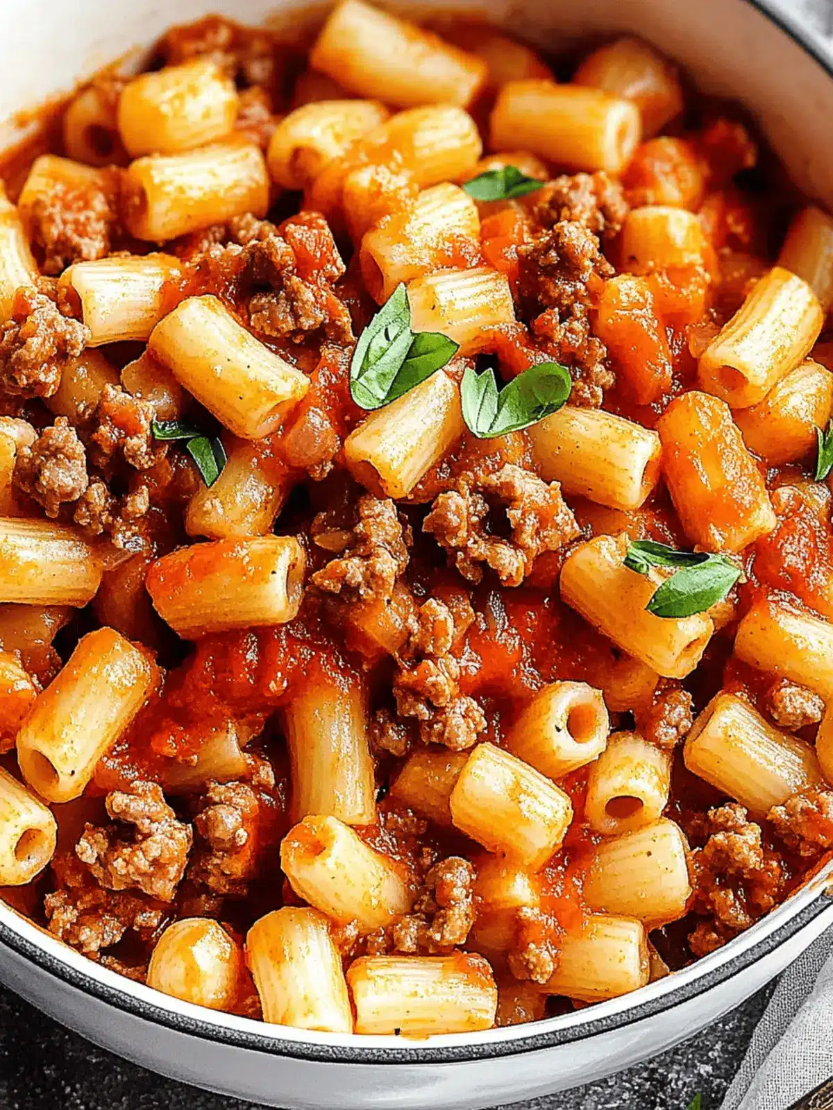 Wholesome Homemade Beefaroni: A Twist on Classic Comfort