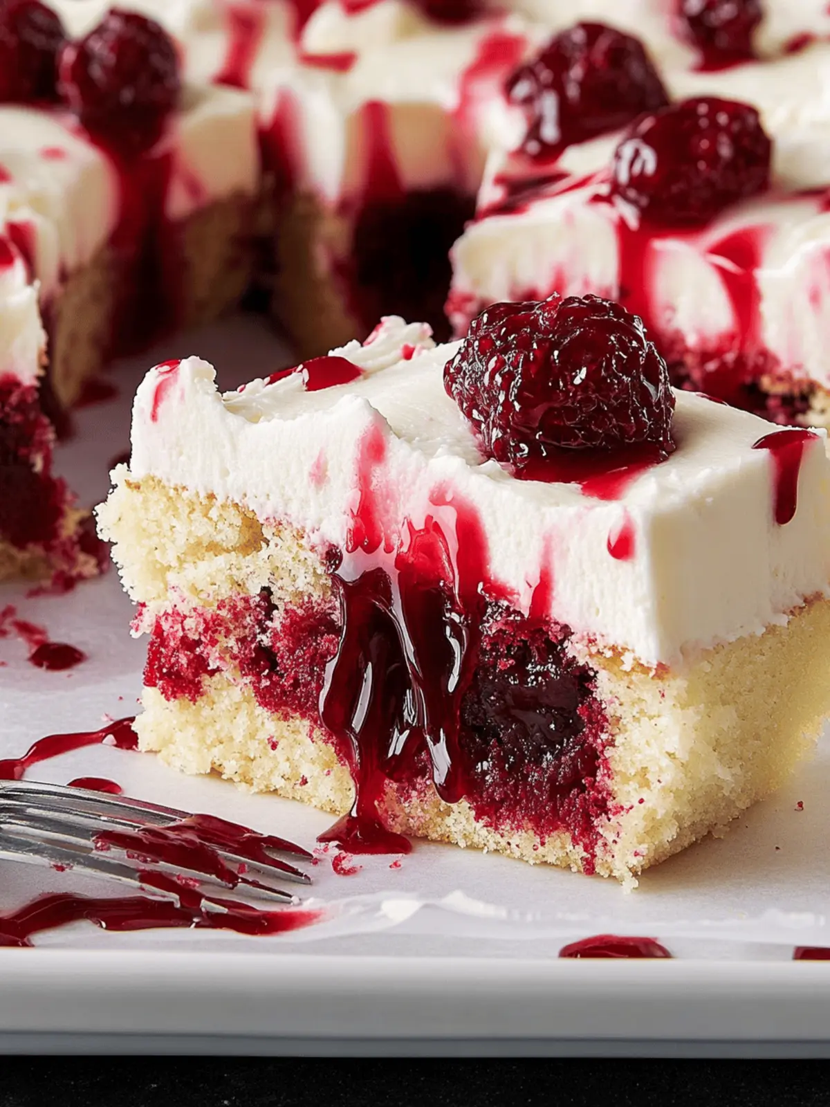 Vampire Poke Cake