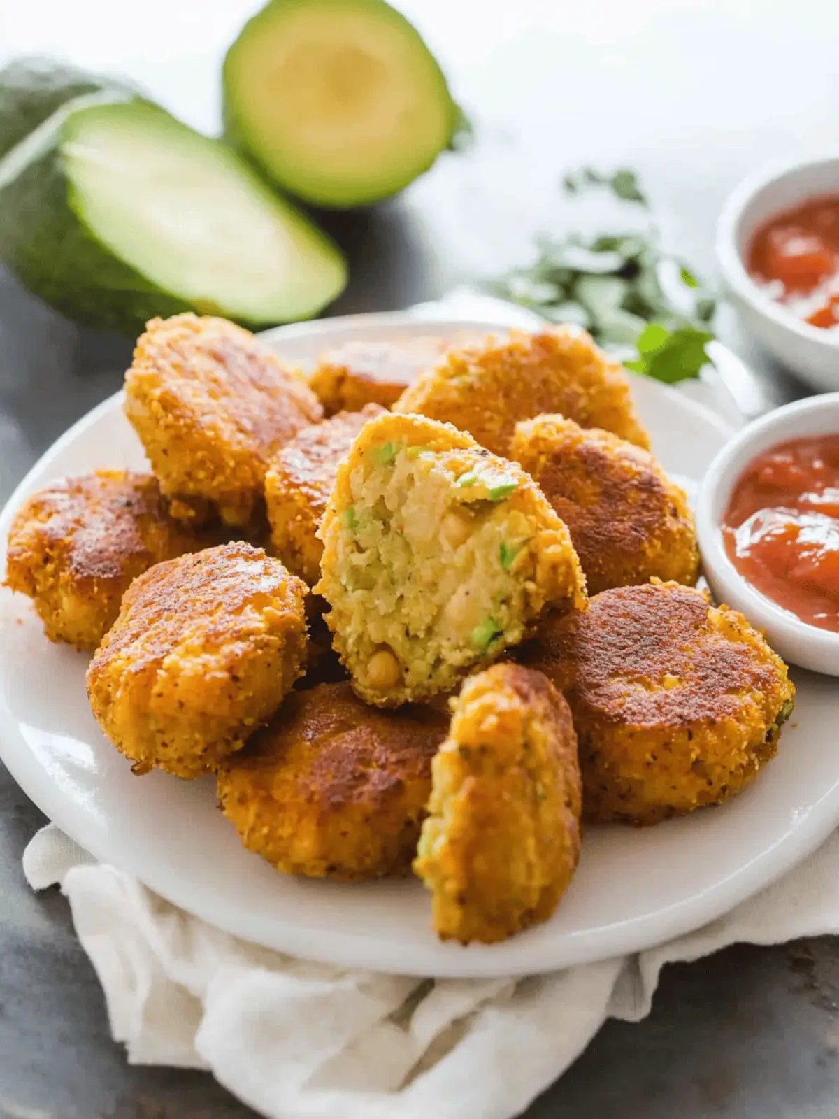 Chickpea Vegetable Nuggets
