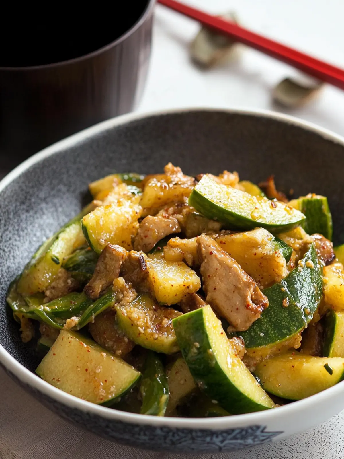 Goya Chanpuru (Bitter Melon Stir Fry Okinawan Style)