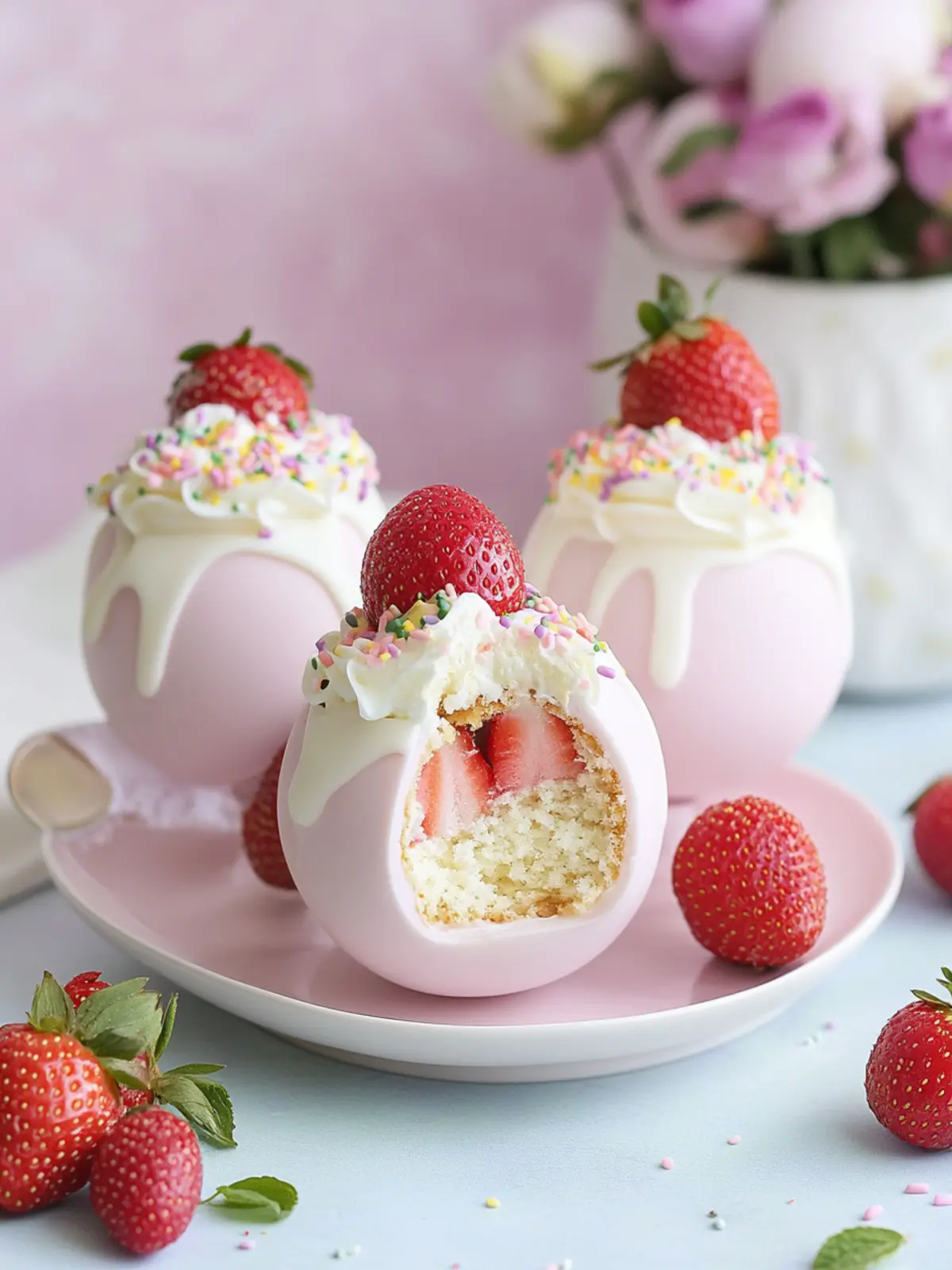 Strawberry Shortcake Easter Egg Bombs