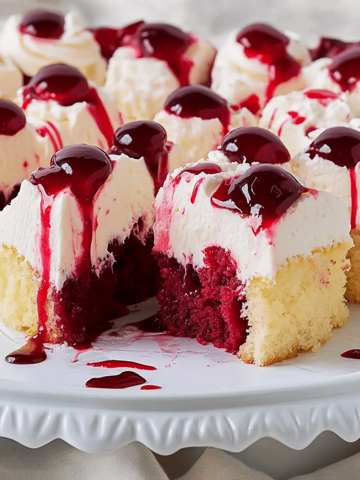 Vampire Poke Cake