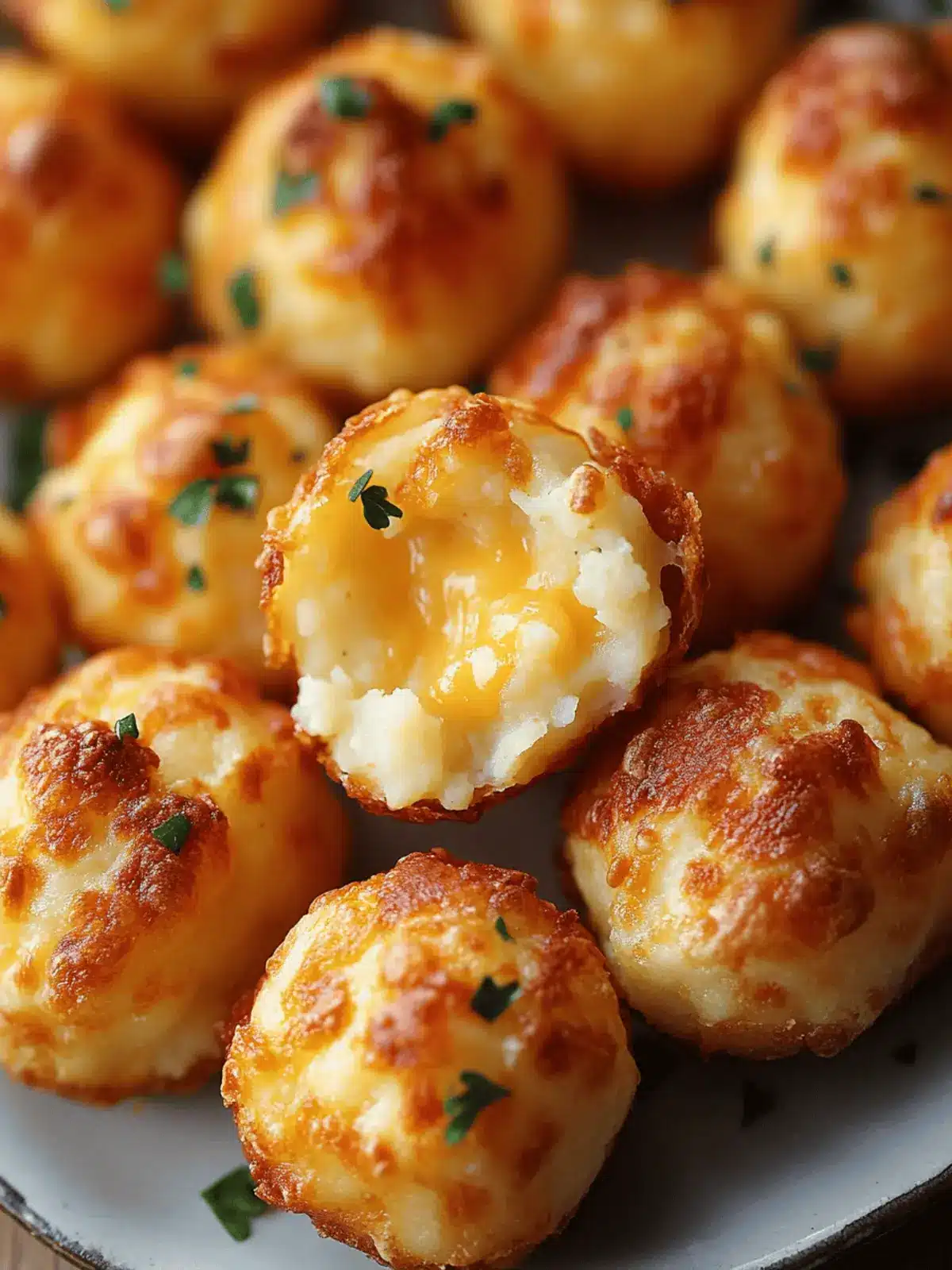 Leftover Mashed Potato Cheese Puffs