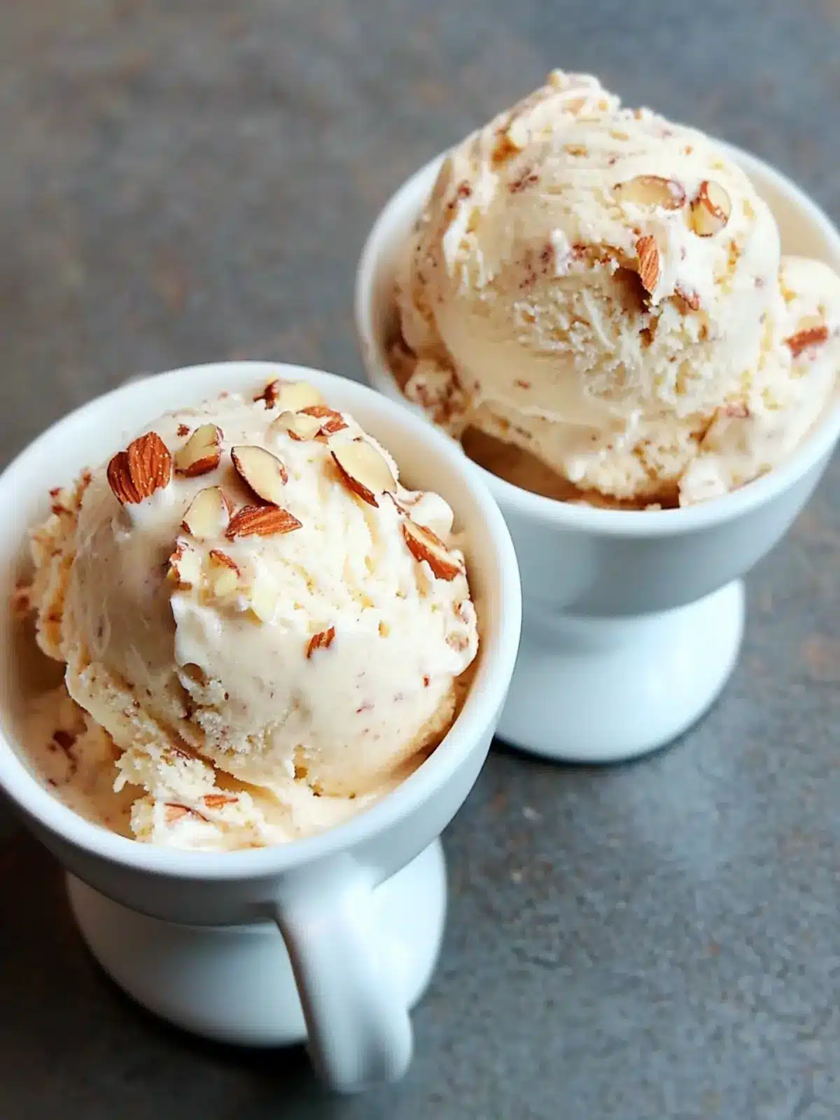 Butter Almond Brittle Ice Cream
