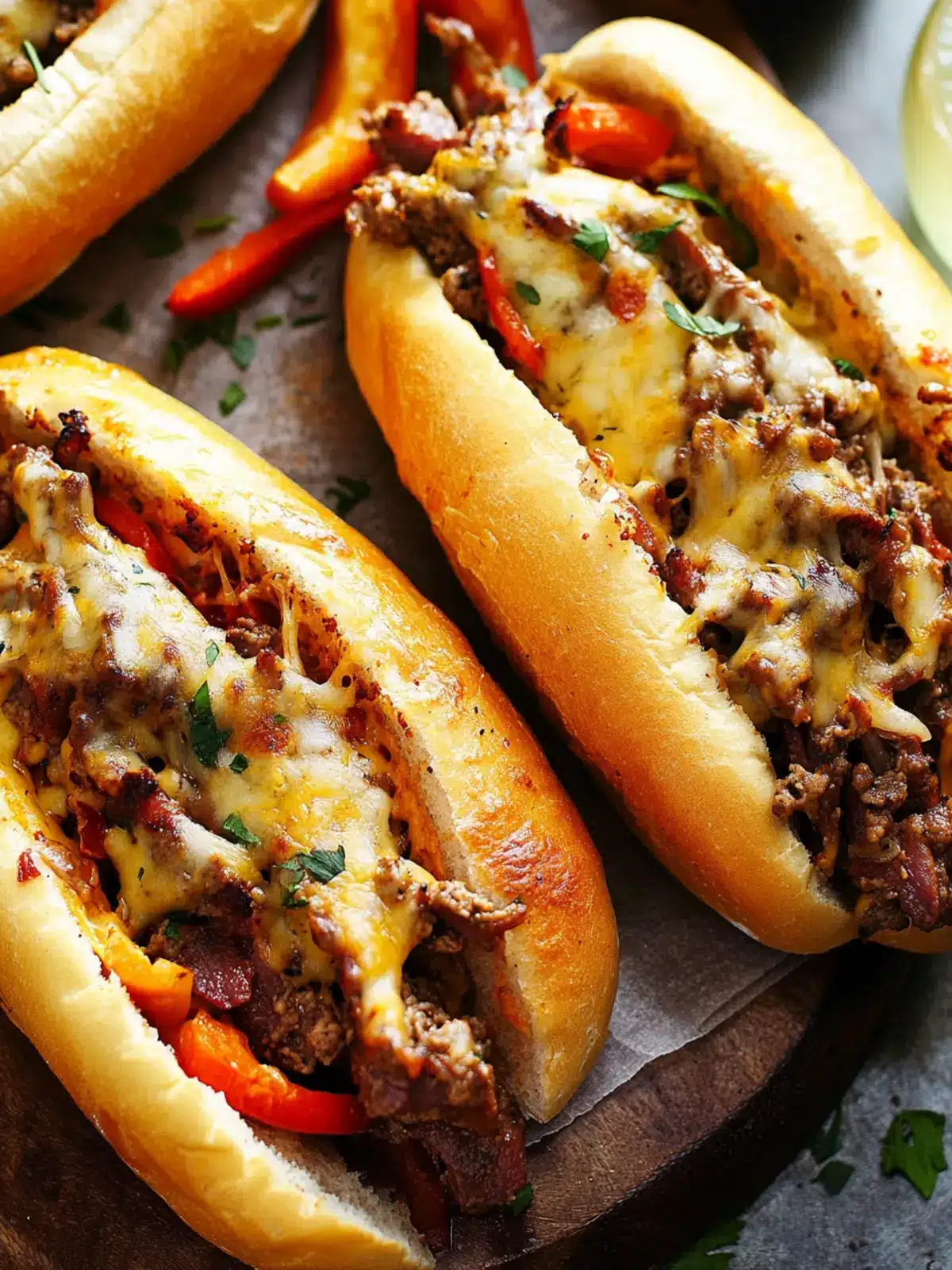 Pimento Cheesesteaks