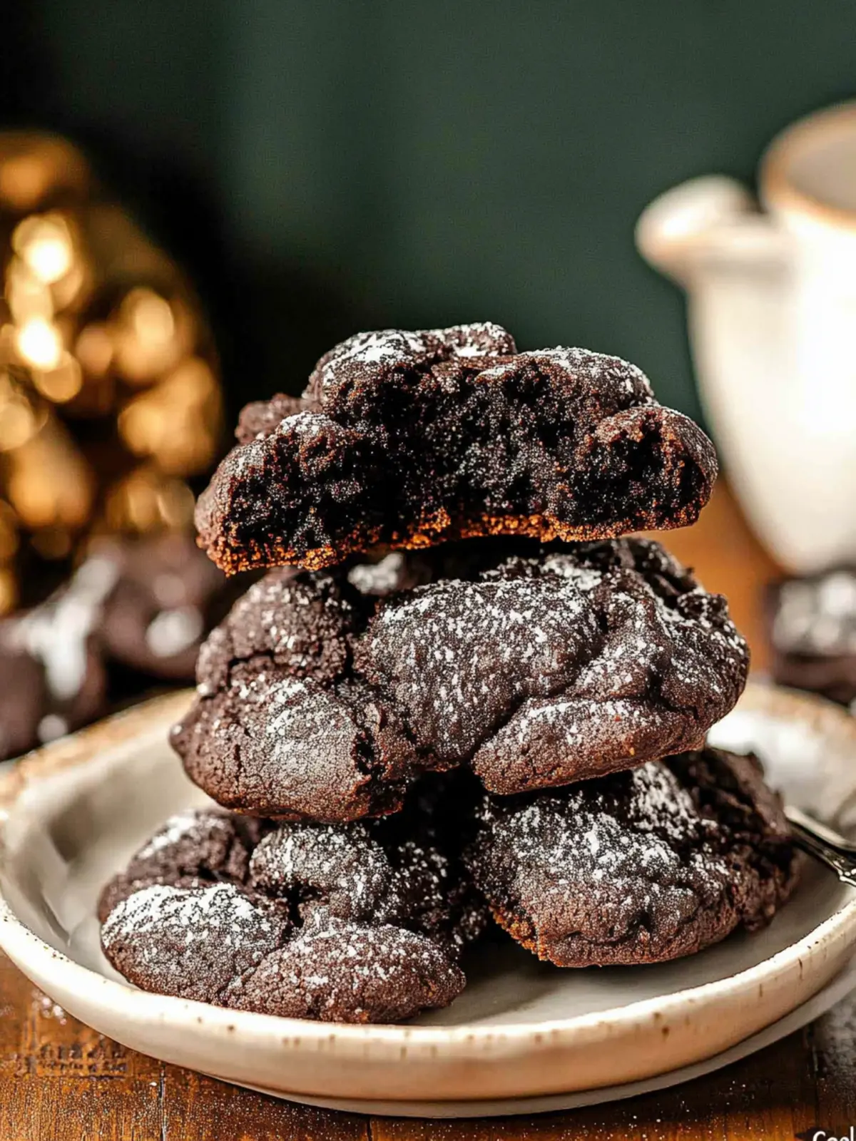  Lump of Coal  Bittersweet Chocolate Cookies