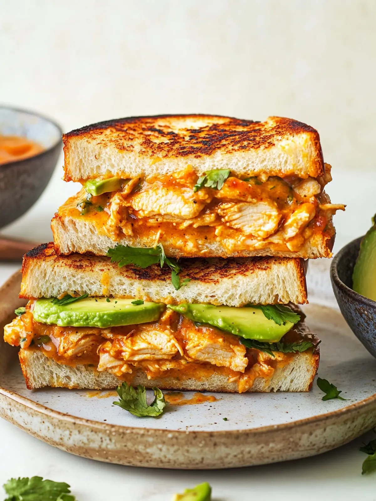 Chipotle Chicken Avocado Melt