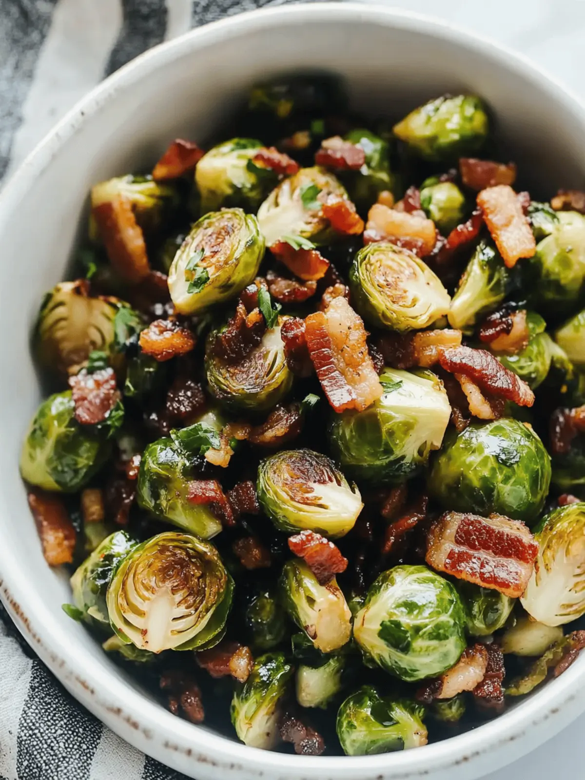 30-Minute Stovetop Maple Bacon Brussels Sprouts
