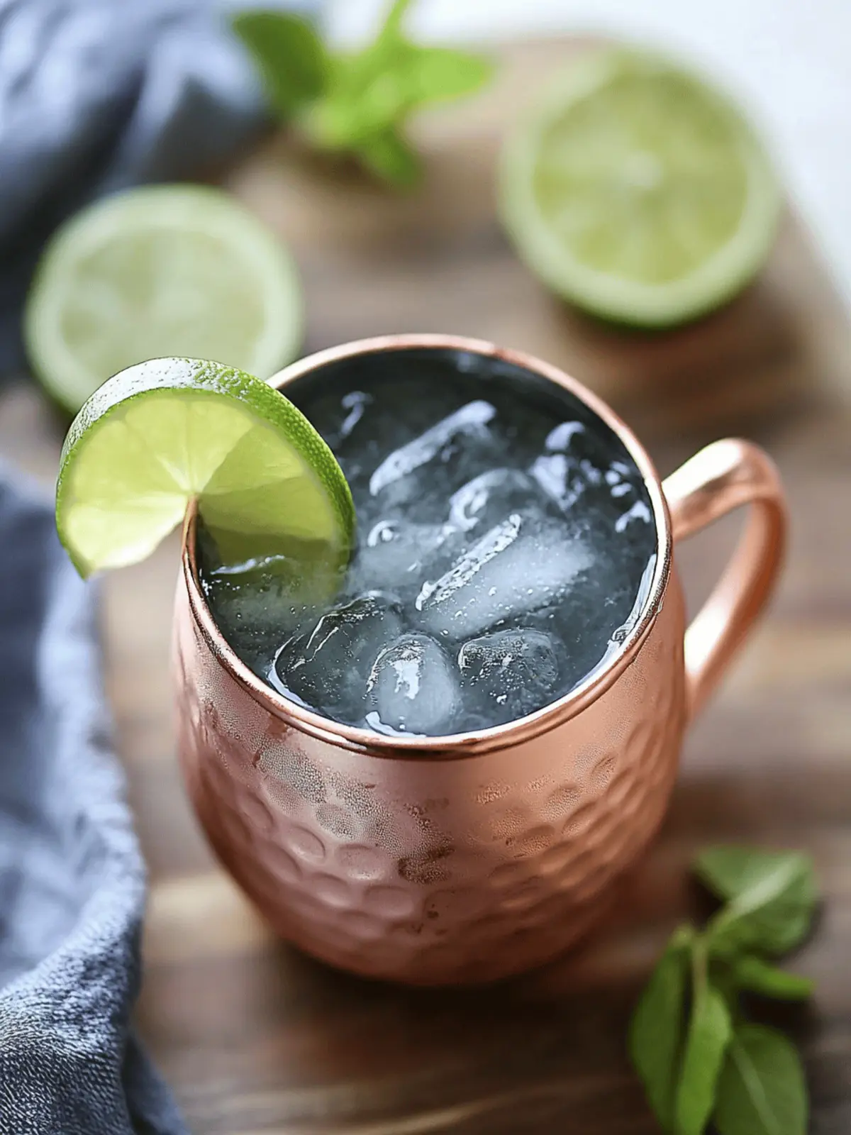 Non-Alcoholic Moscow Mule (Ginger Beer Mocktail)