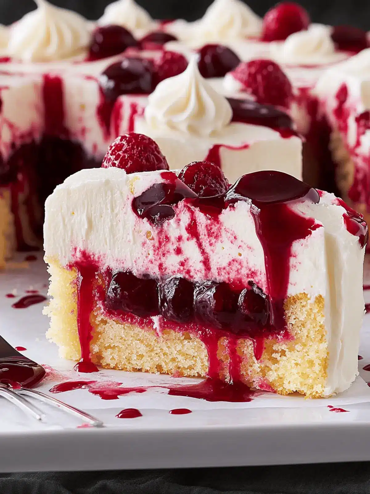 Vampire Poke Cake