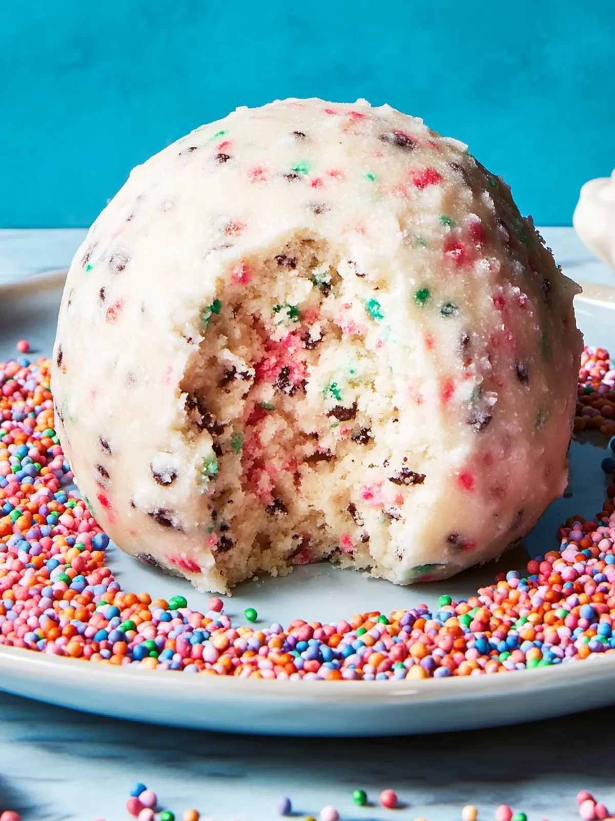 Confetti Cookie Dough Ball