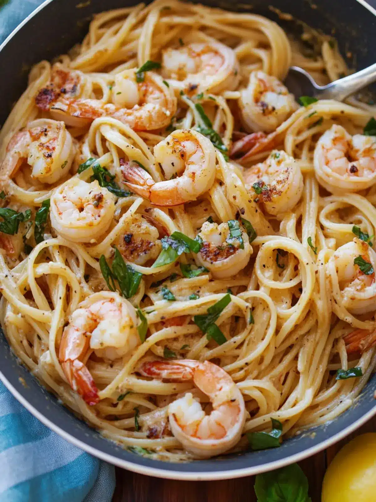 Tuscan Shrimp Pasta Recipe