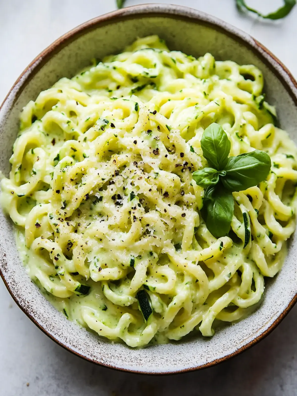 Creamy Zucchini Pasta