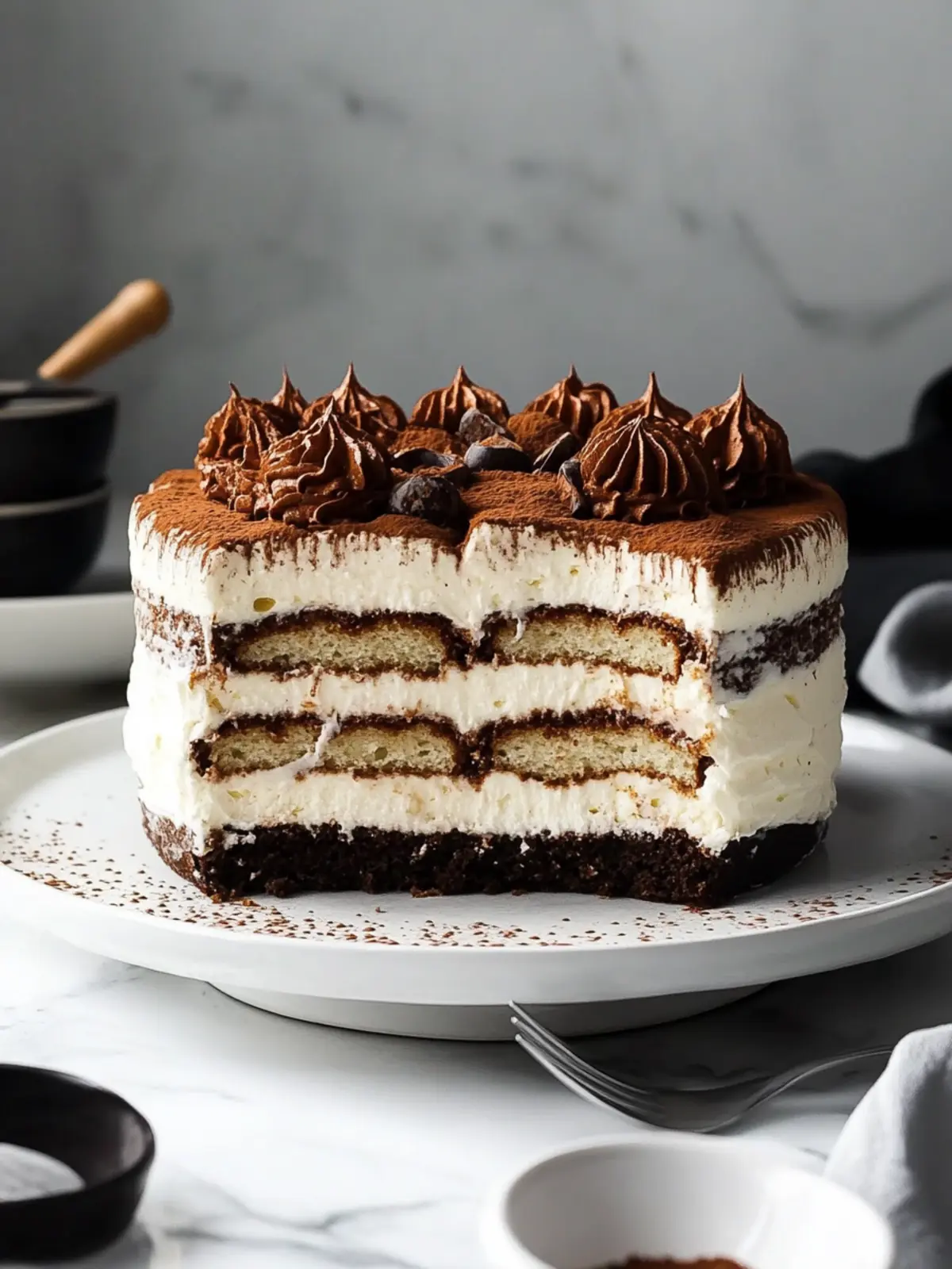 Chocolate Tiramisu Cake