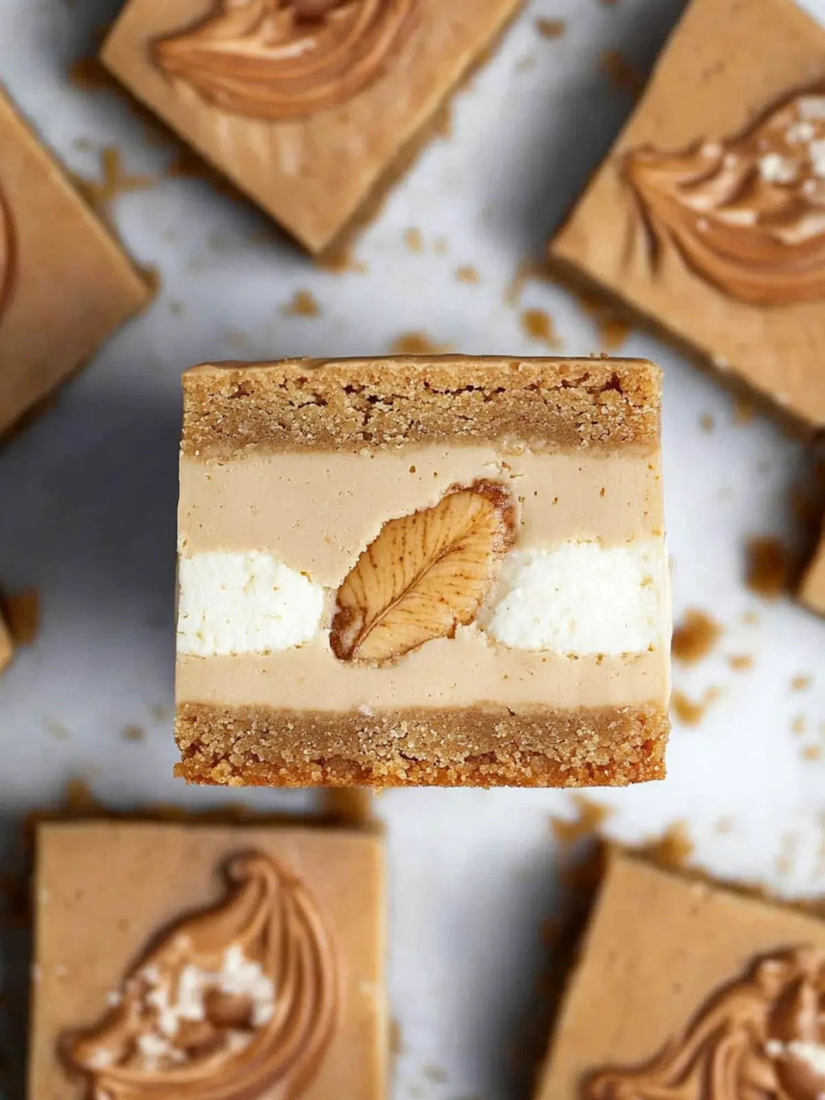Biscoff Millionaires Shortbread With White Chocolate