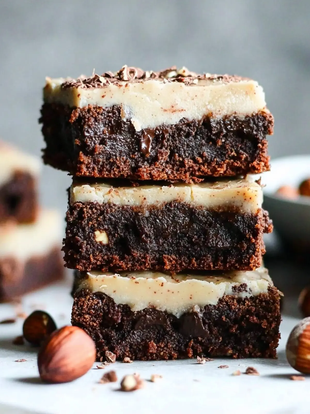 Healthy Chocolate Hazelnut Brownies