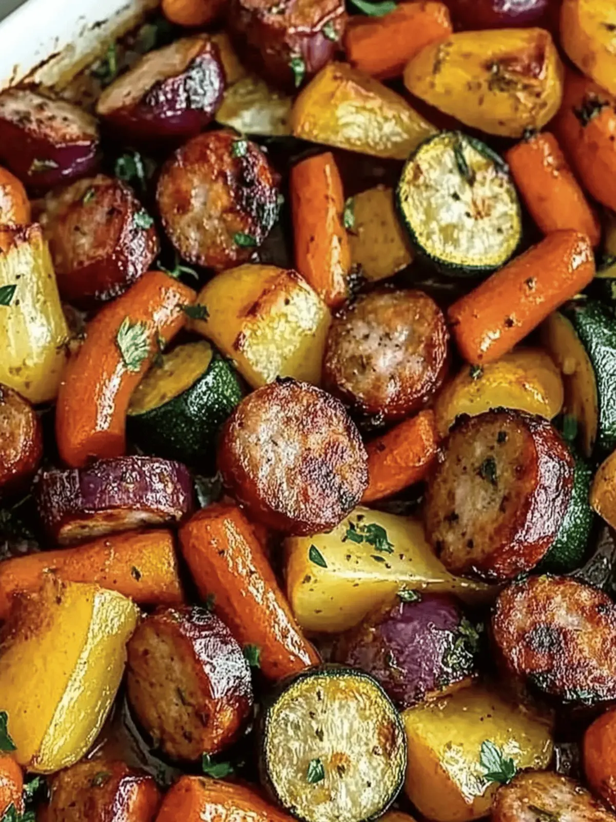 Sheet Pan Sausage & Veggies