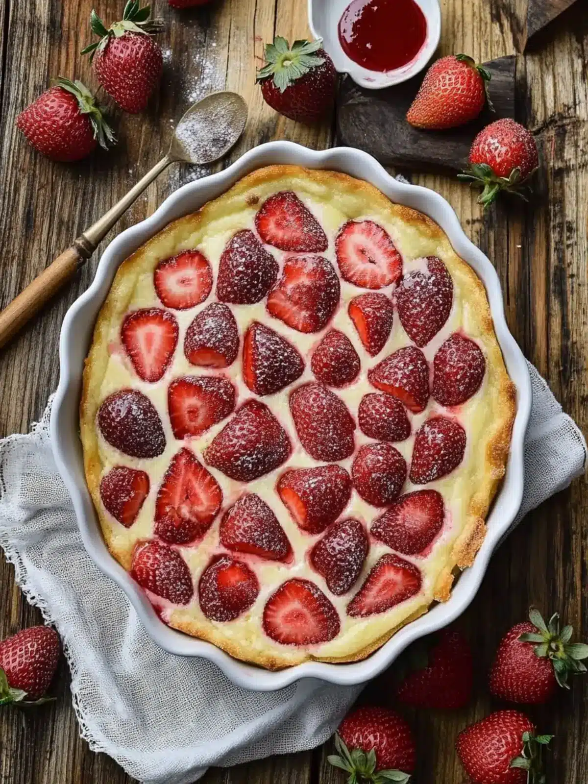 Strawberry Flaugnarde