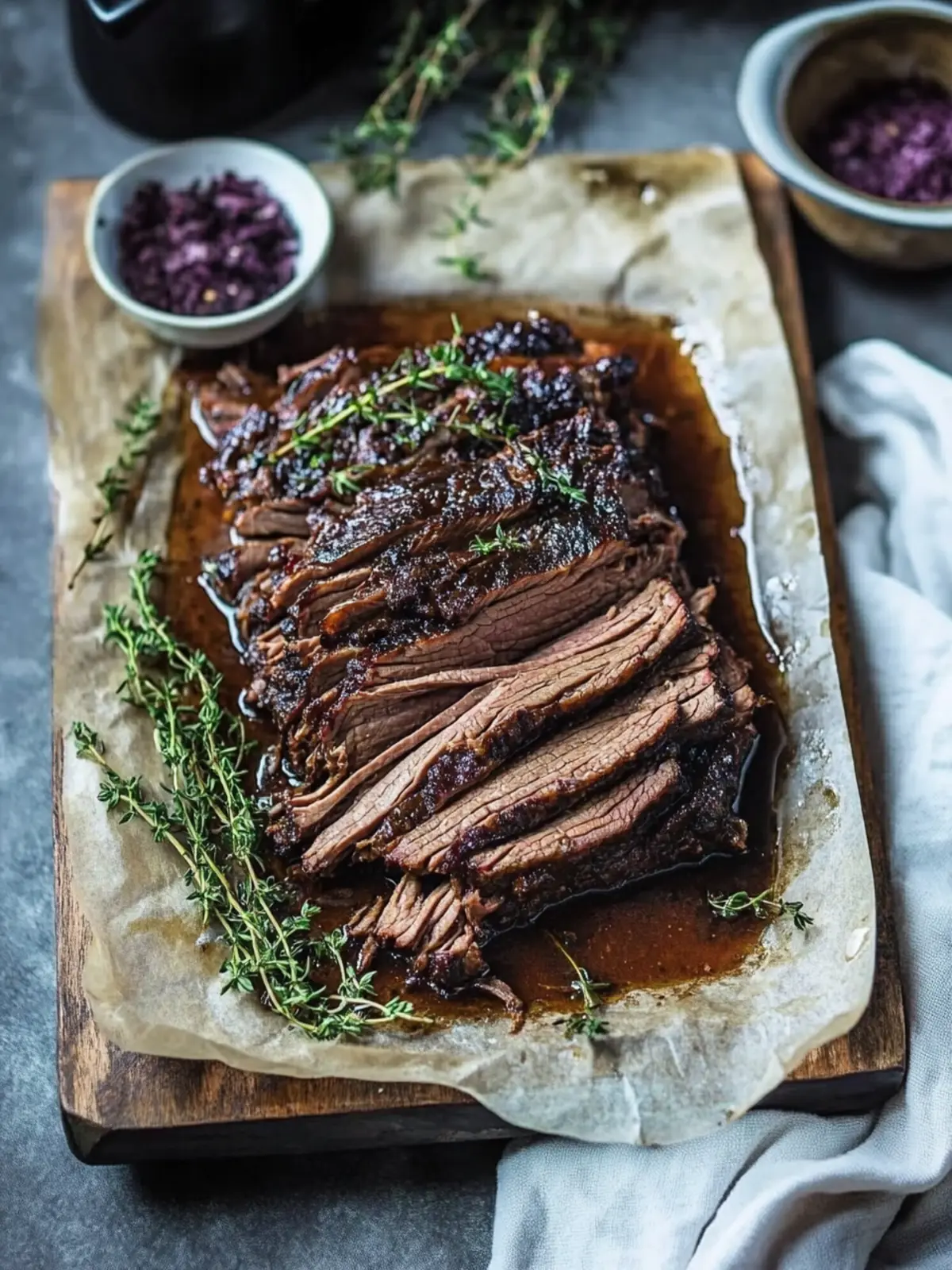 The Best Red Wine Braised Shredded Beef Brisket