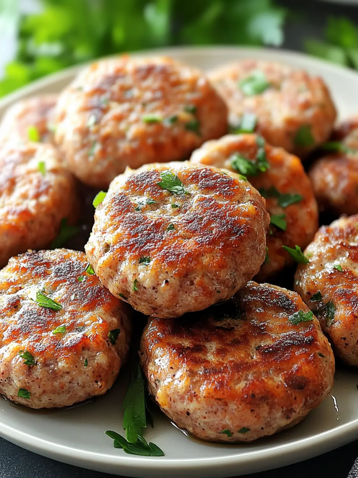 Savory Turkey Breakfast Sausage Patties