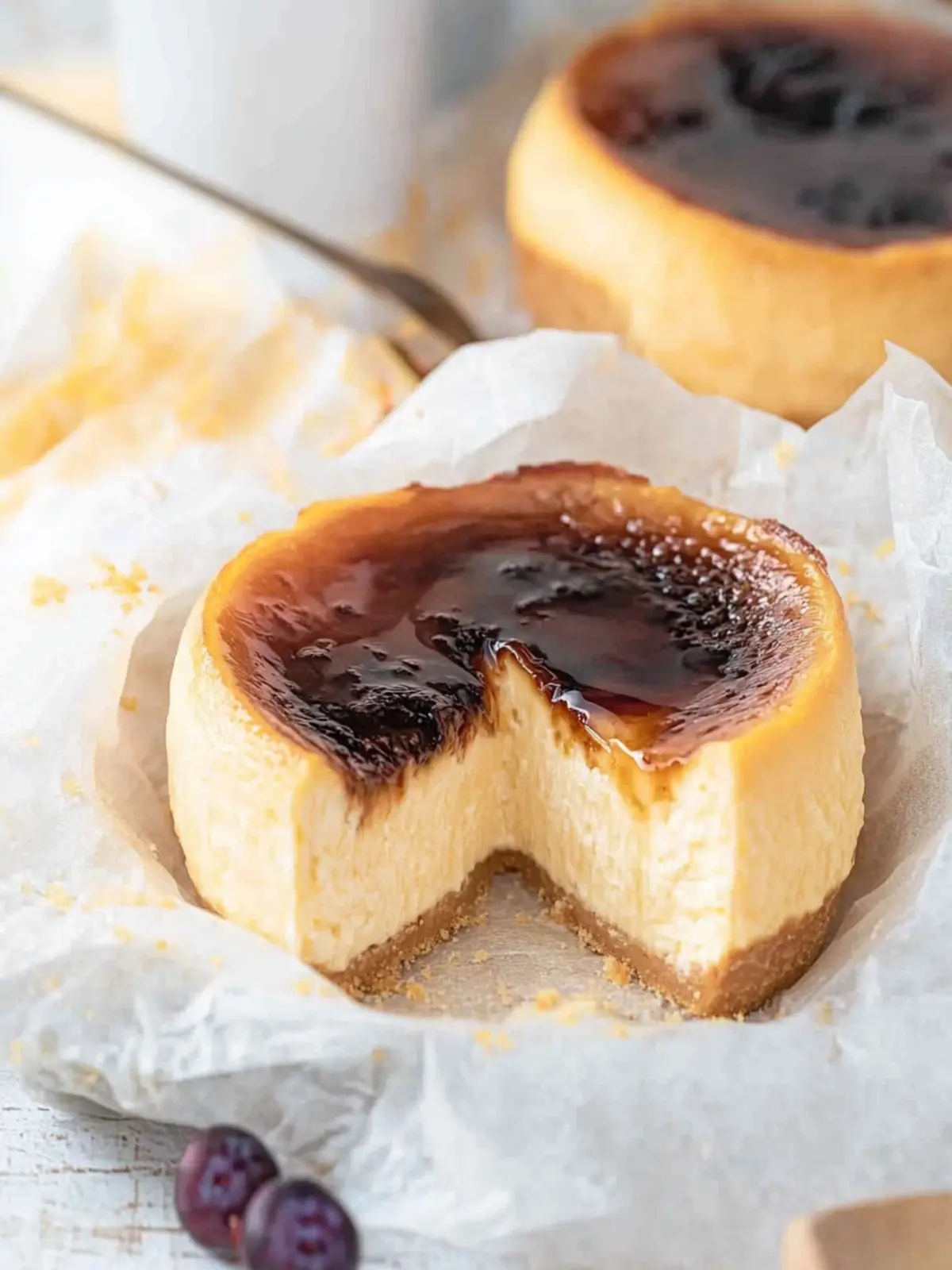 Mini Basque Cheesecake