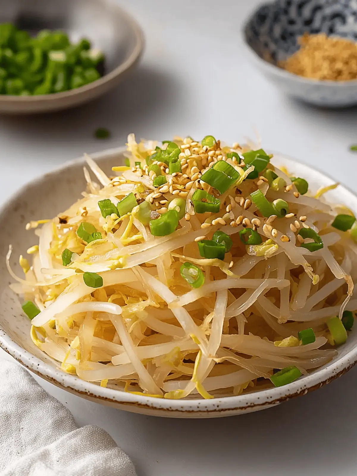 Korean Bean Sprout Salad (Kongnamul Muchim)