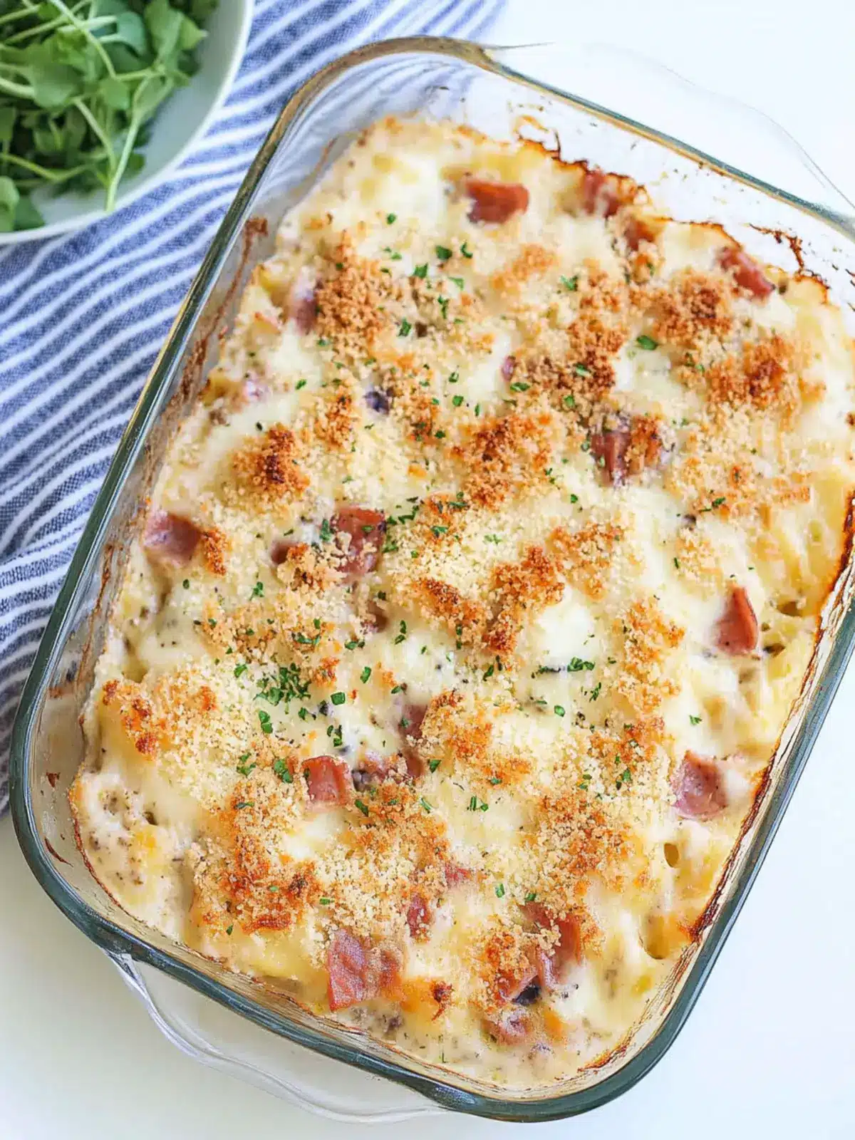 Keto Chicken Cordon Bleu Casserole