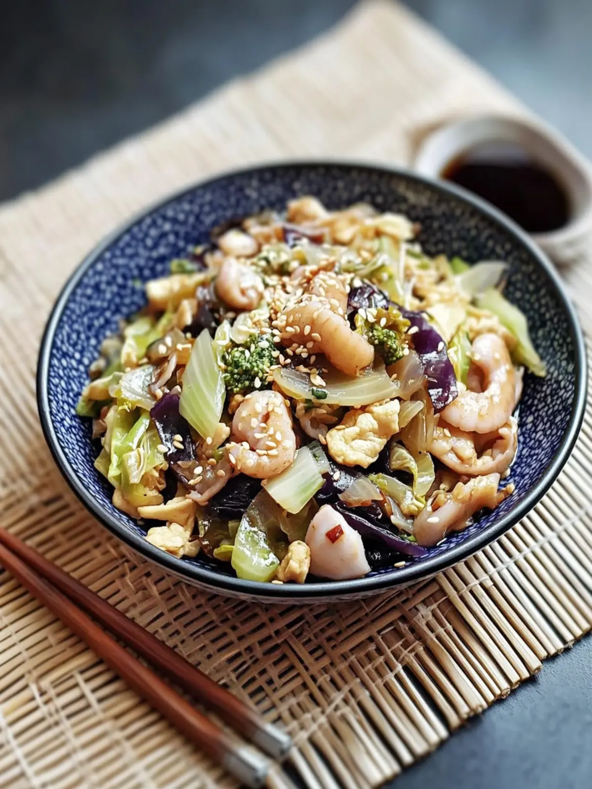 Cabbage and Squid Stir Fry