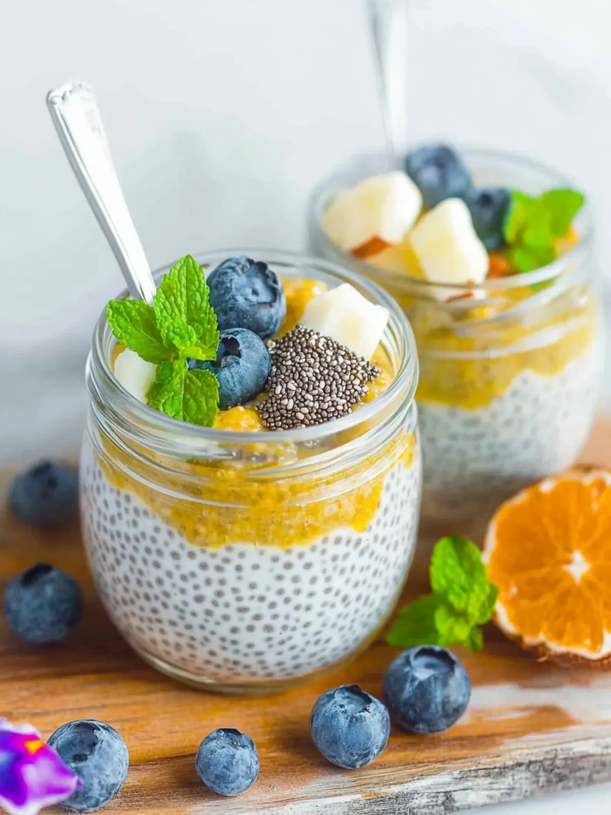 Tropical Coconut Chia Pudding