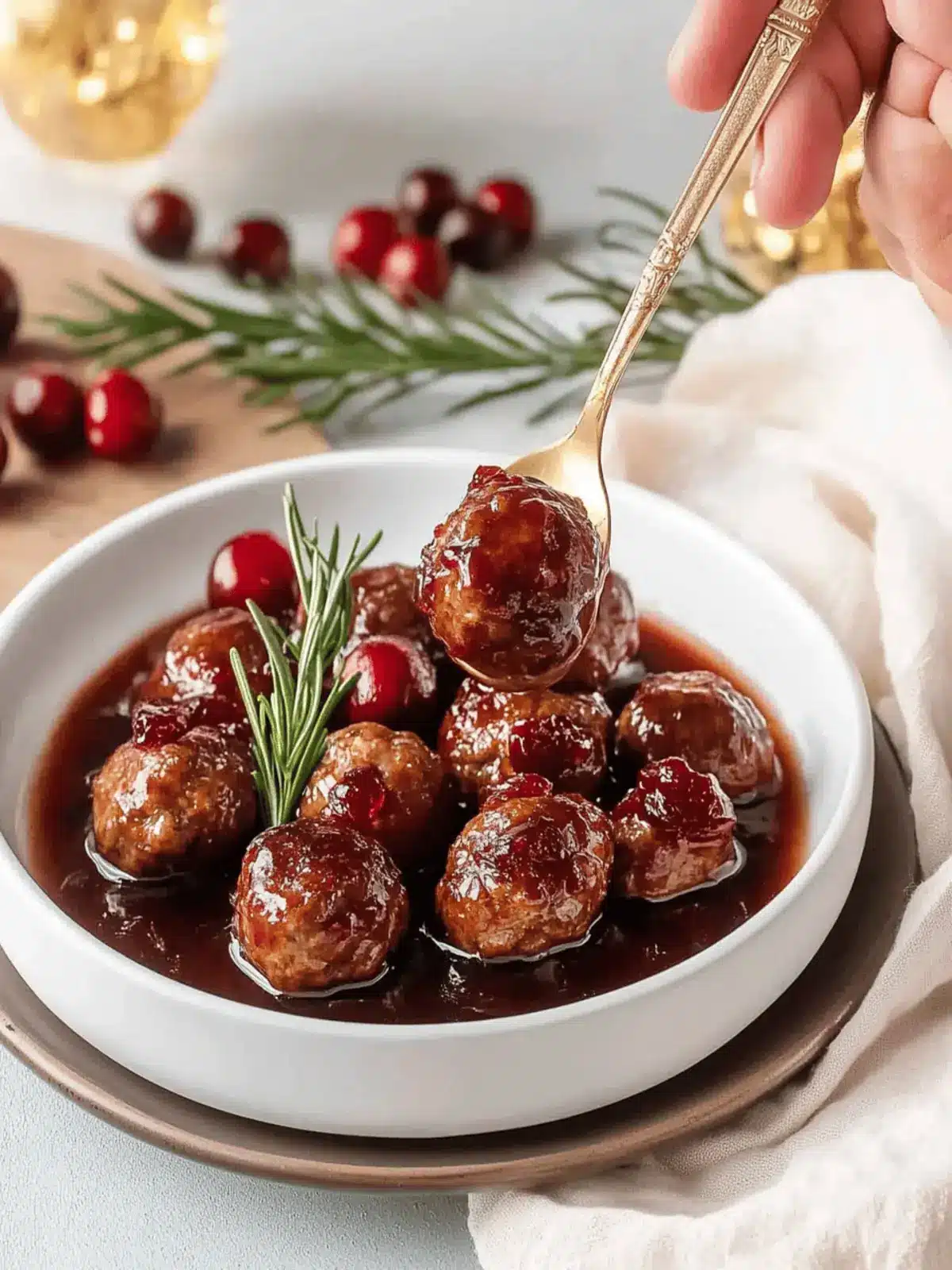 Crockpot Cranberry Turkey Meatballs for Effortless Holiday Fun 2 Crockpot Cranberry Turkey Meatballs for Effortless Holiday Fun