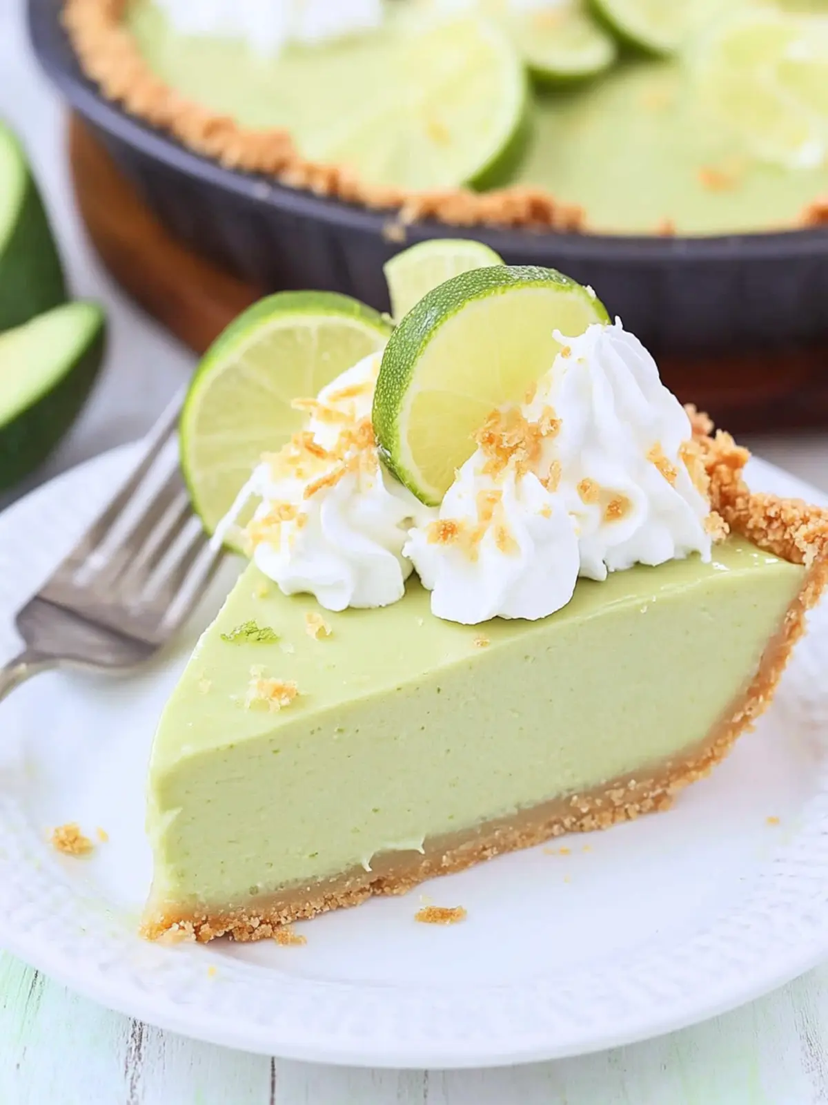 Avocado Key Lime Pie
