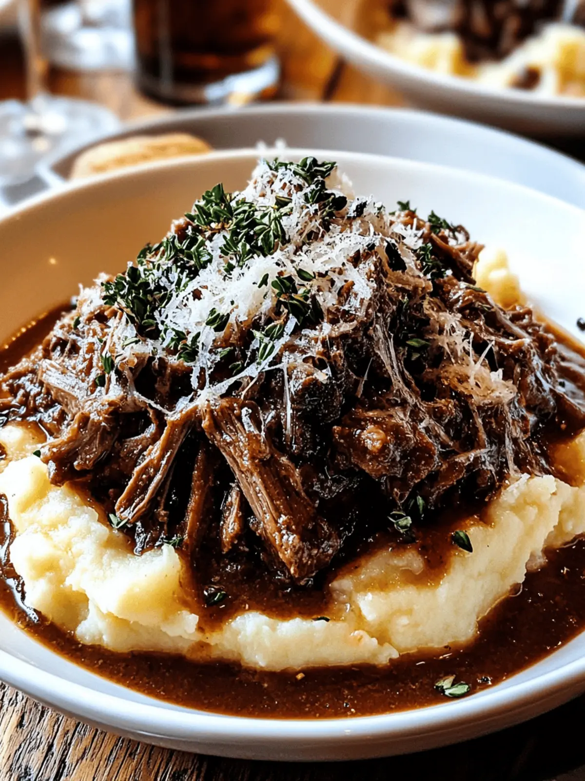 Savory Short Rib Ragu with Creamy Parmesan Mashed Potatoes 3 Short Rib Ragu with Parmesan Mashed Potatoes
