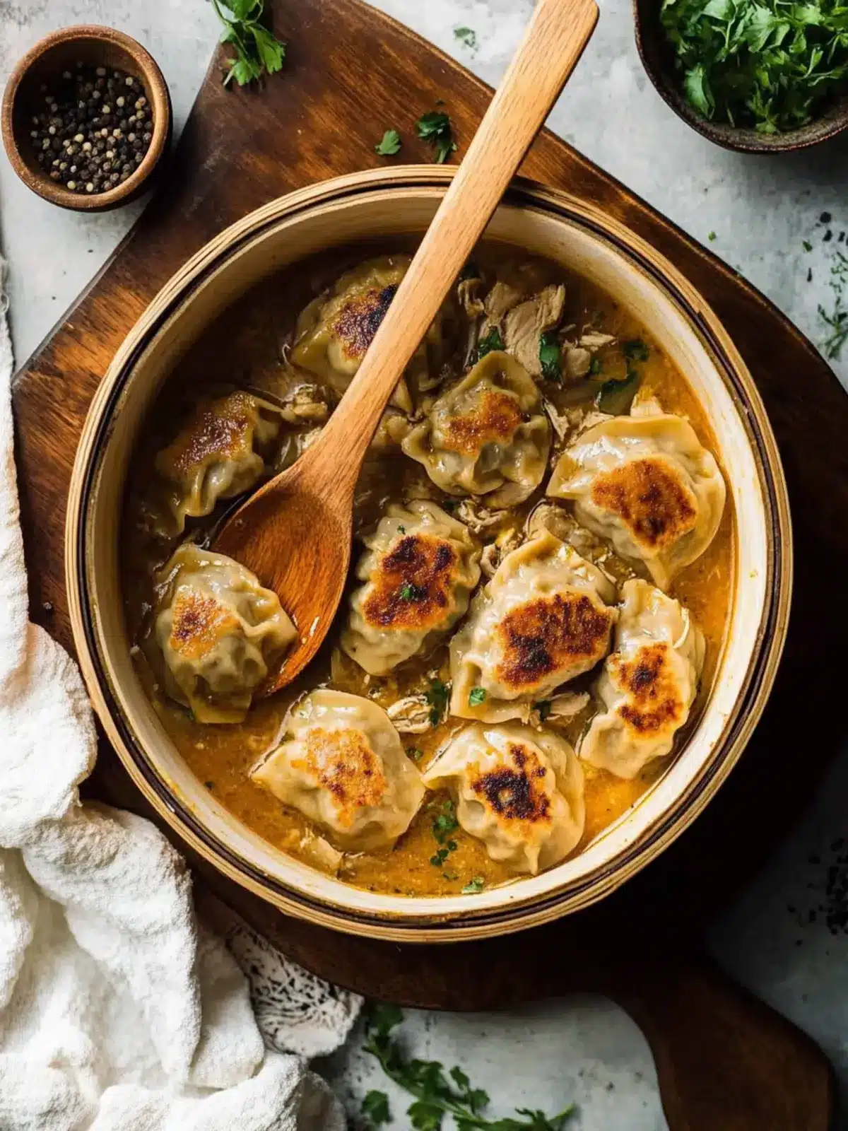 Chicken and Pumpkin Dumplings