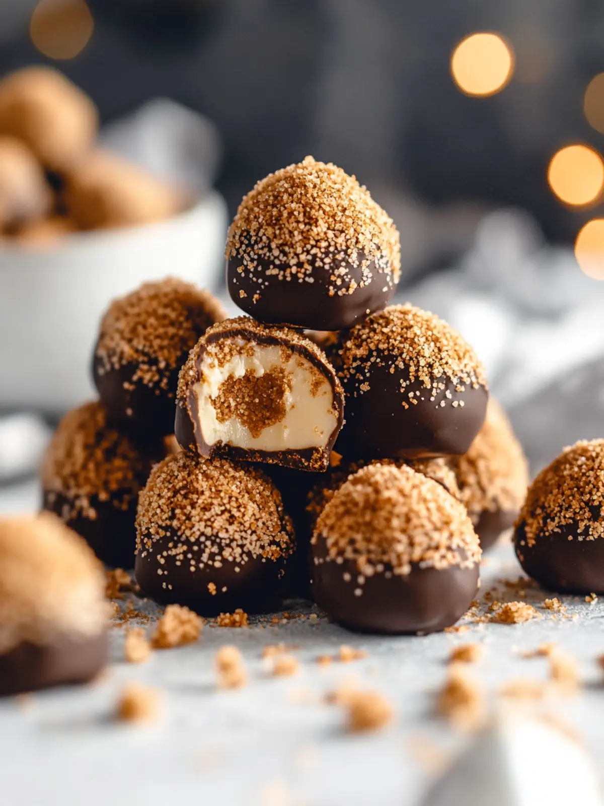 Biscoff Christmas Truffles