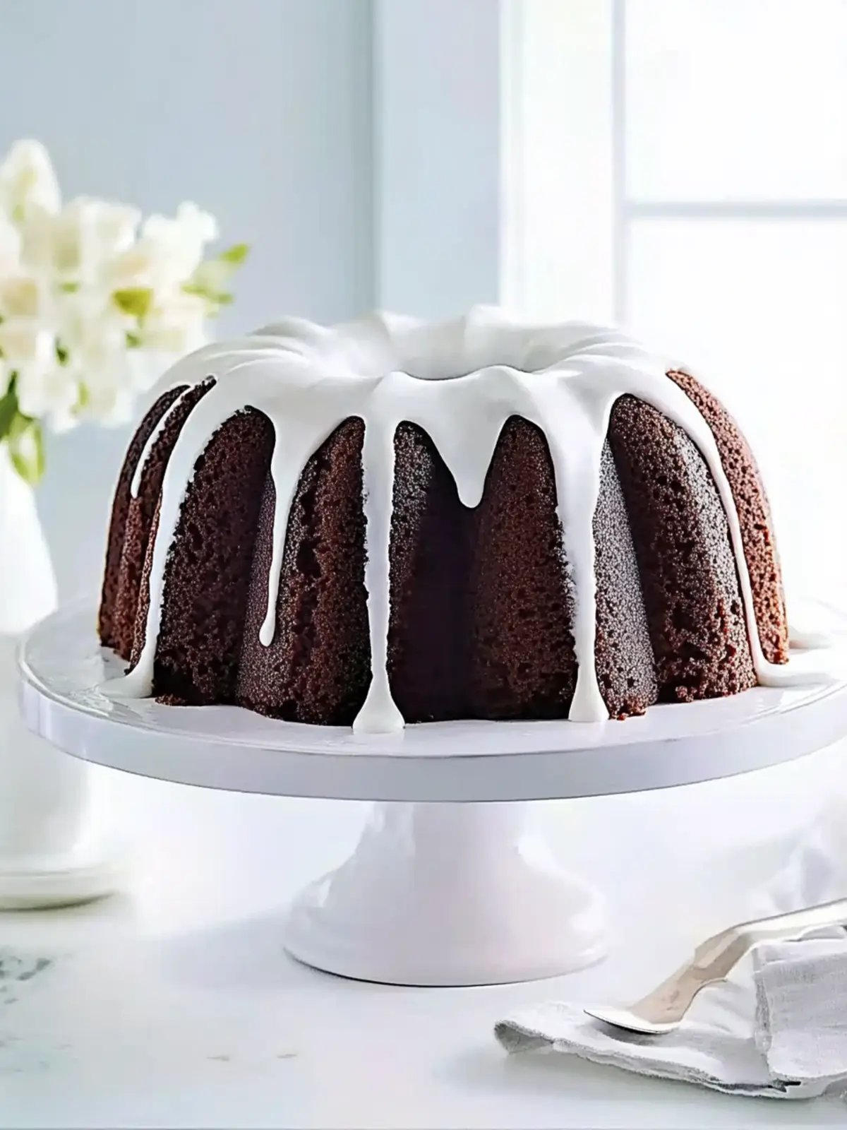Triple-Chocolate Buttermilk Pound Cake
