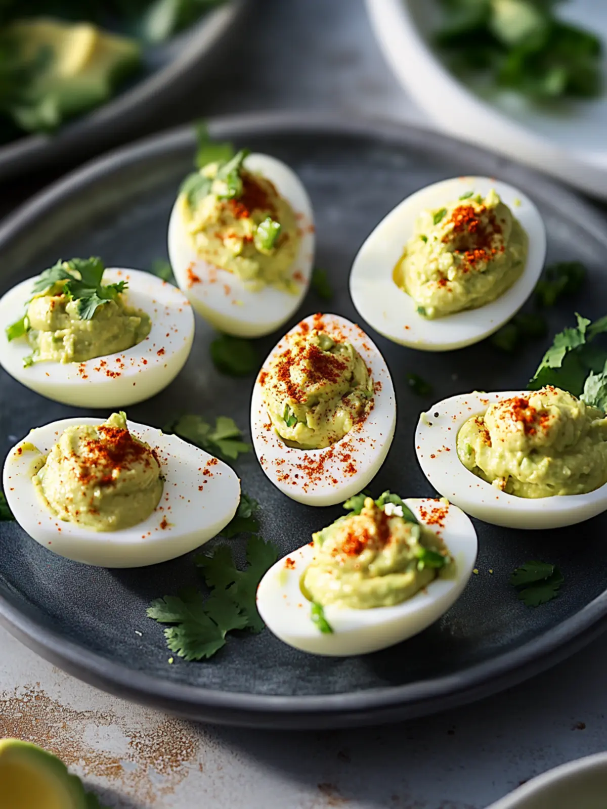 Avocado Deviled Eggs