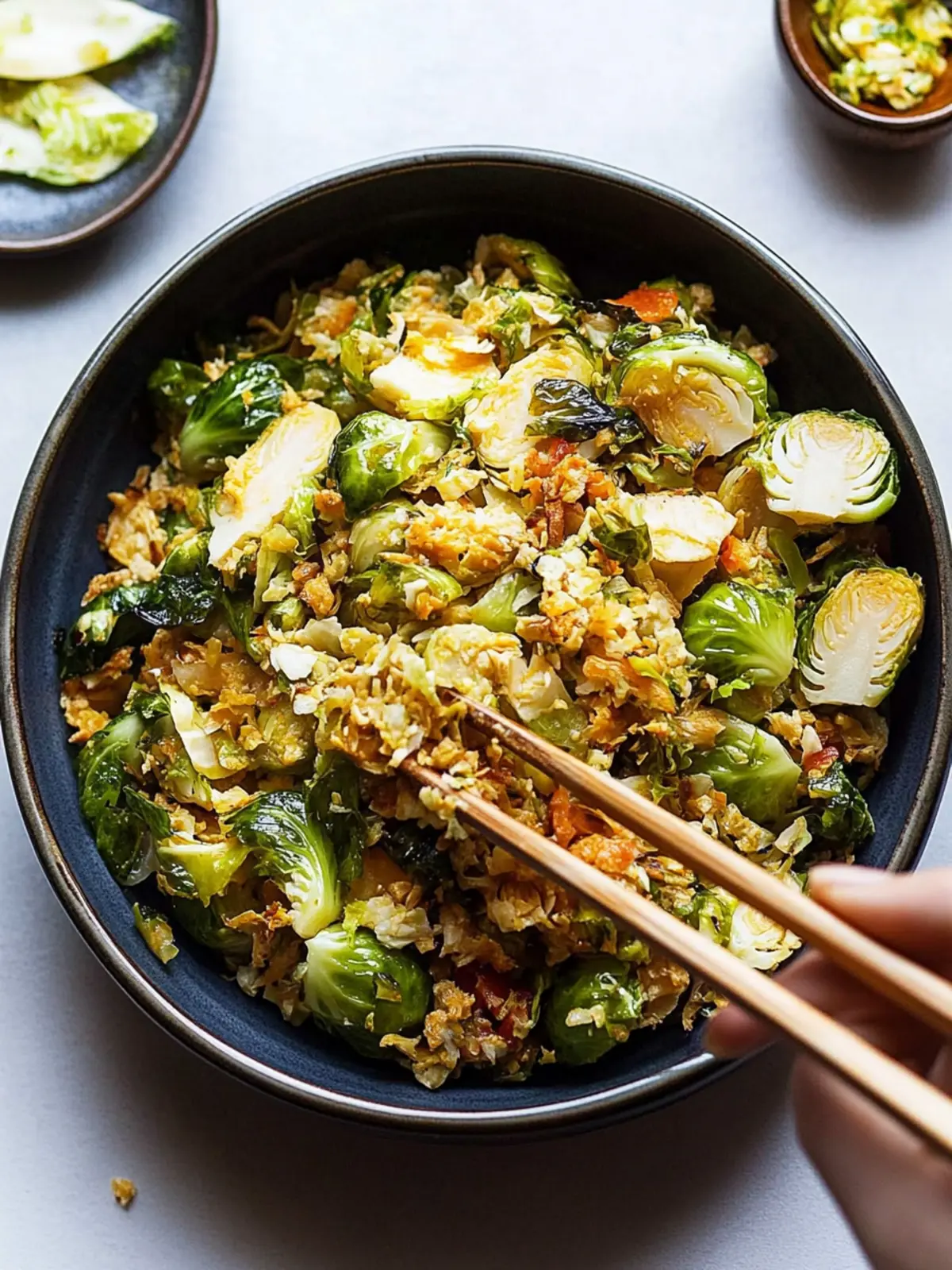 Creamy Lime Brussels Sprout Salad
