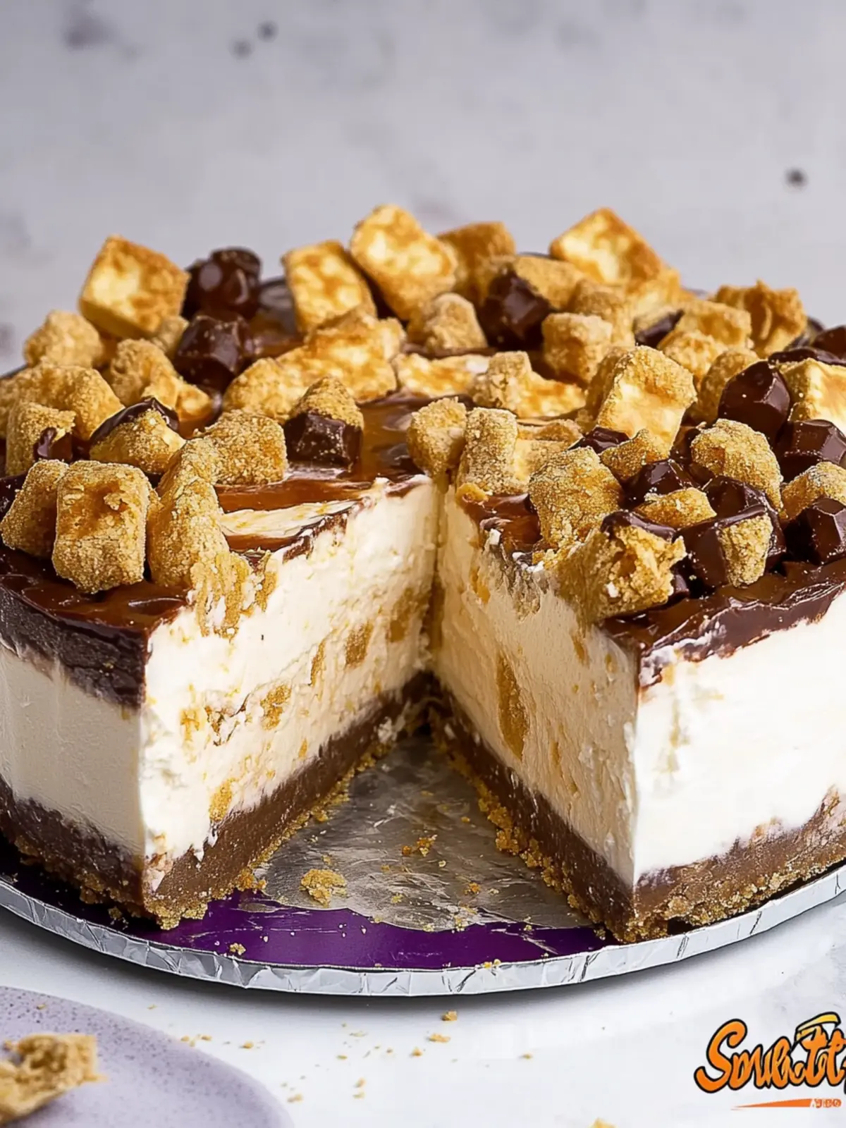 Gluten-free Crunchie Cheesecake Recipe