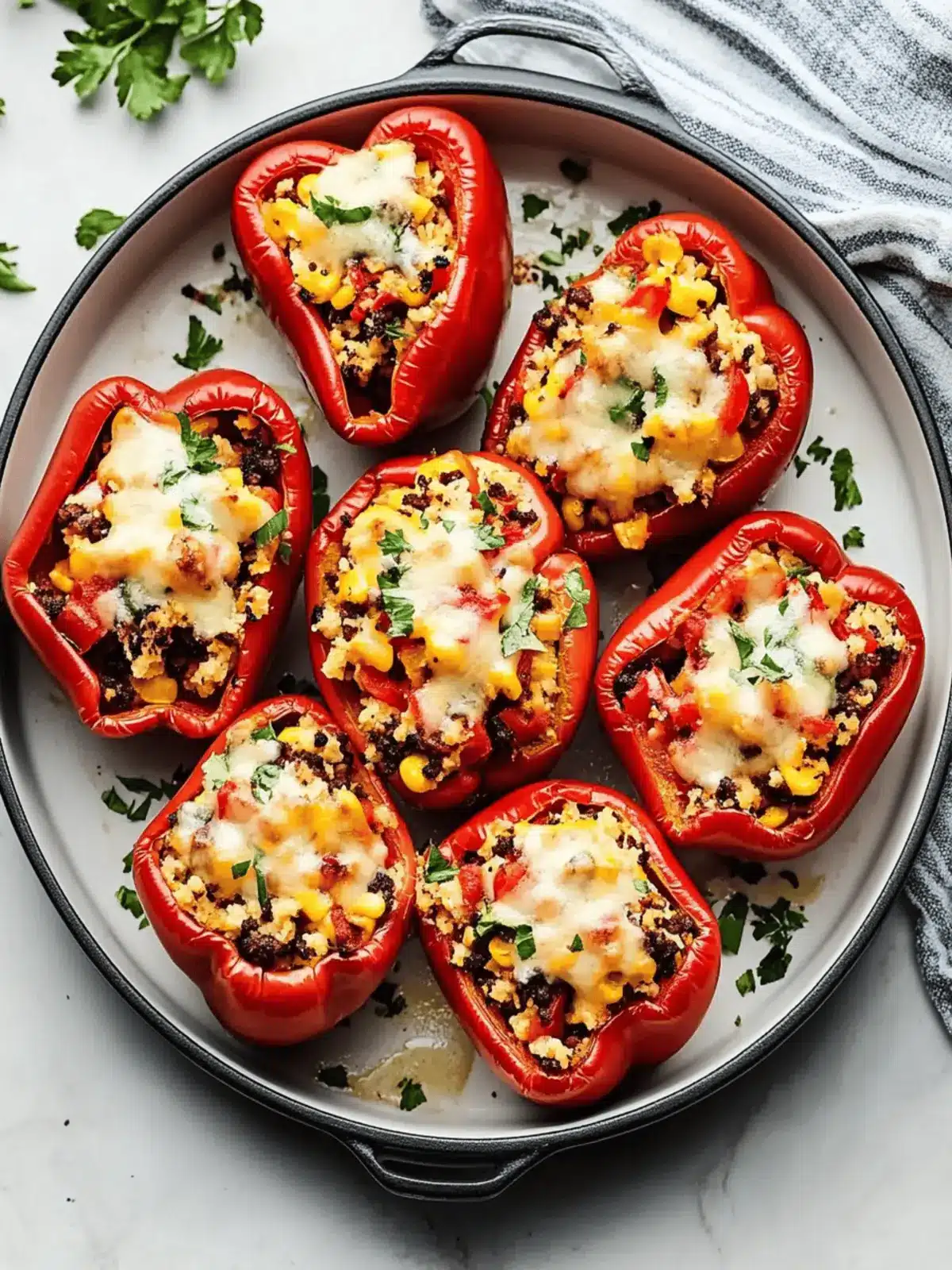 Heavenly Vegetarian Stuffed Peppers for Easy Weeknight Dinners 2 Vegetarian Stuffed Peppers