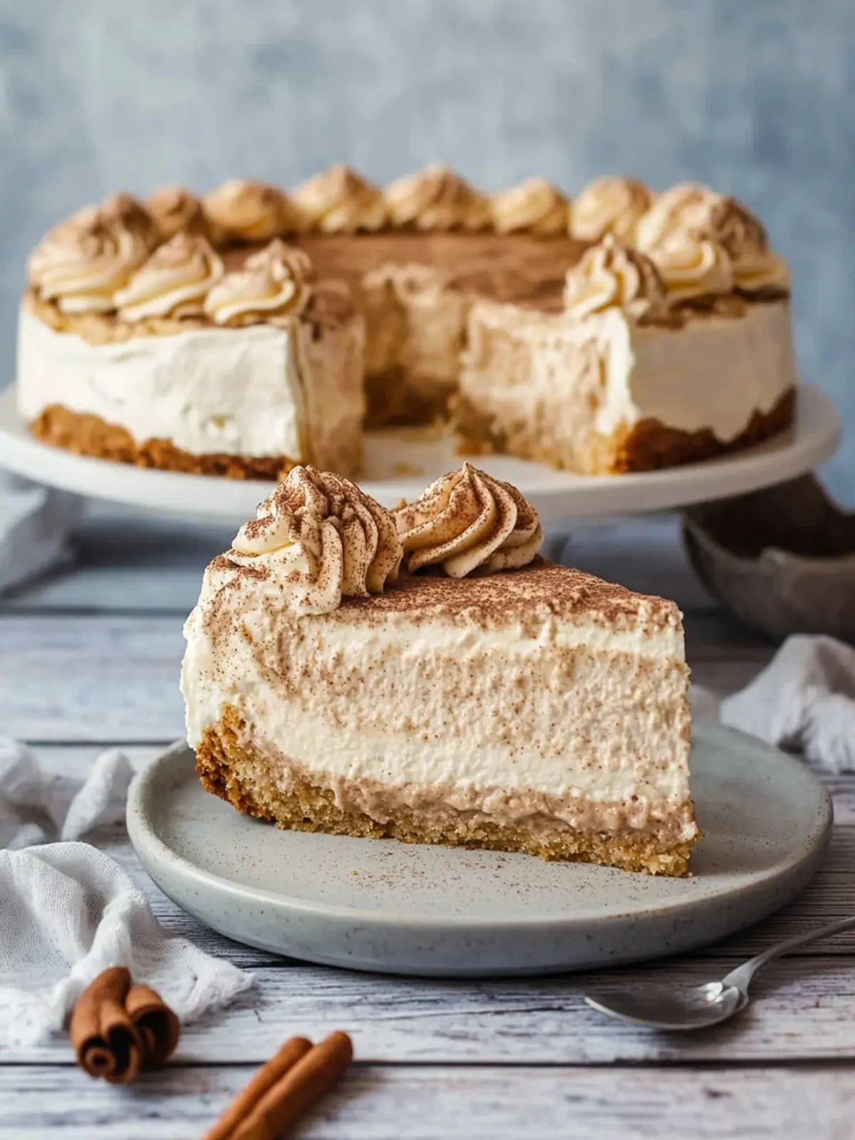 Cinnamon Bun Cheesecake