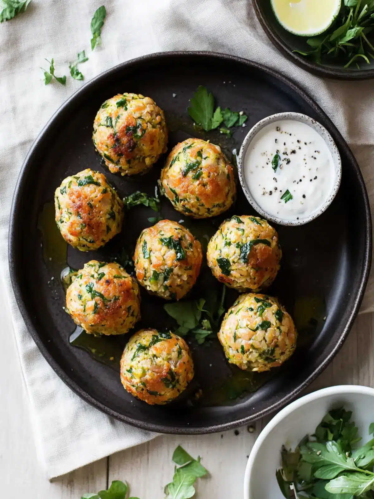 Baked Tuna Meatballs