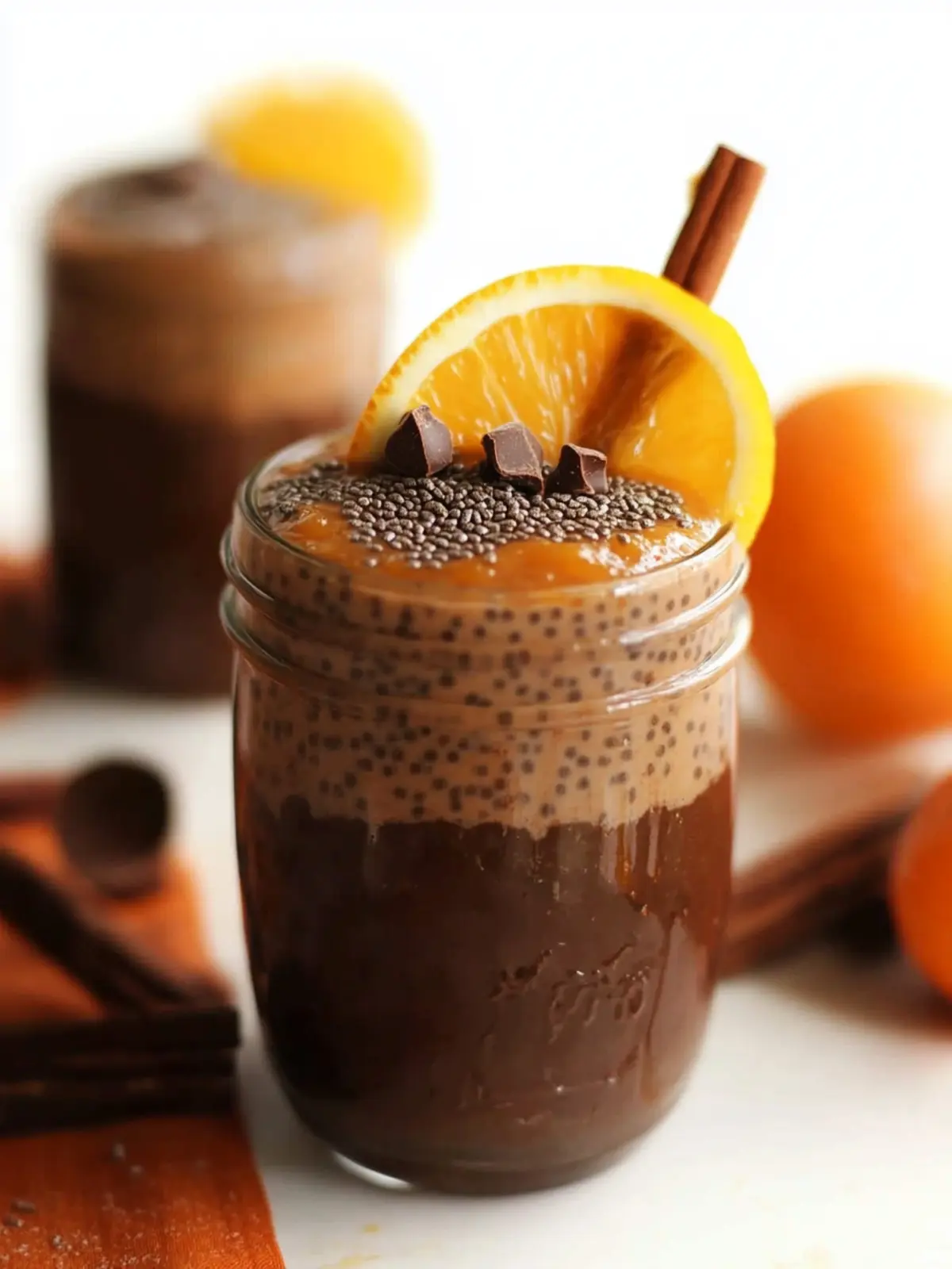 Chocolate Orange Chia Pudding