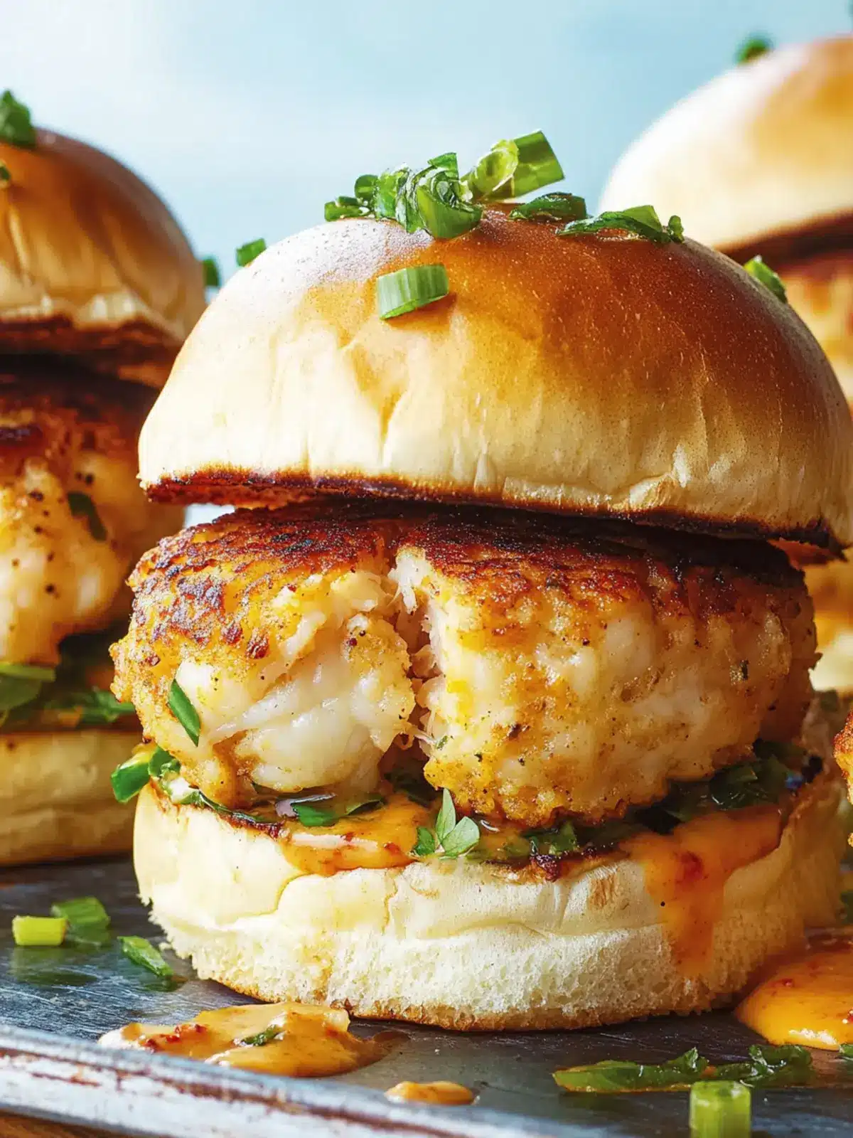Cajun Crab Cake Sliders