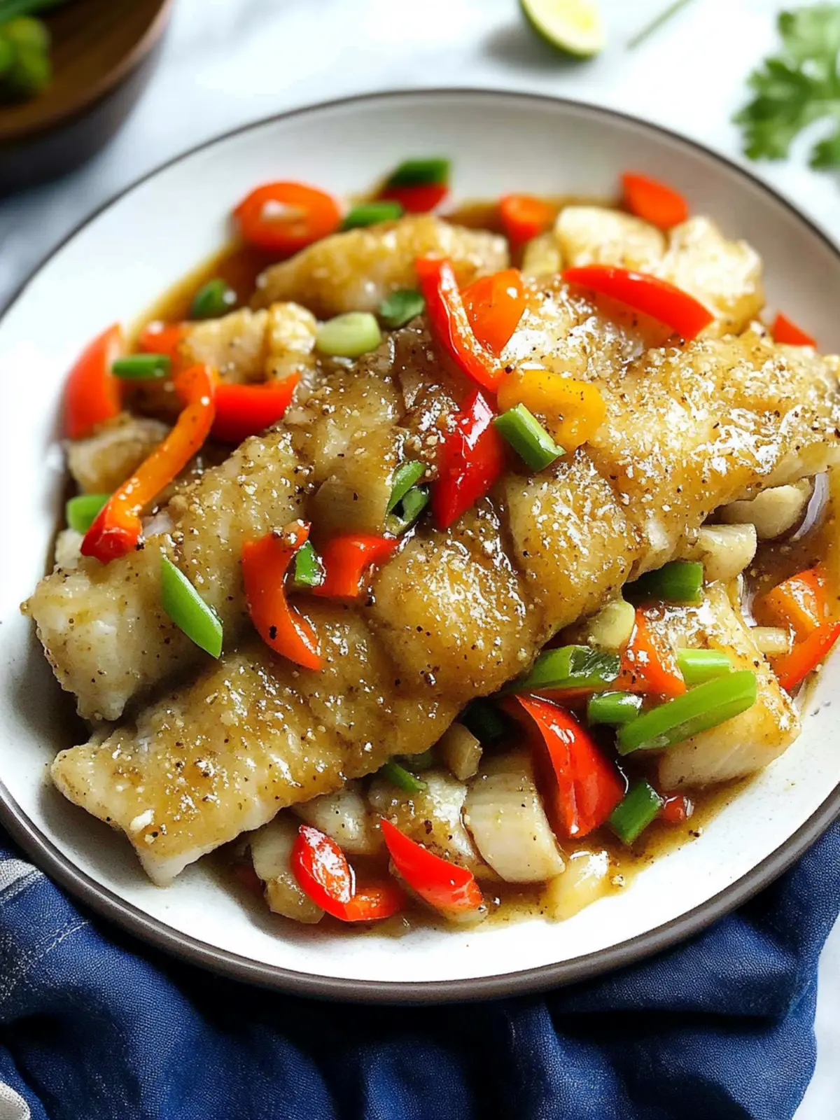 Bold and Zesty Chinese Black Pepper Fish Stir-Fry at Home 2 Chinese Black Pepper Fish