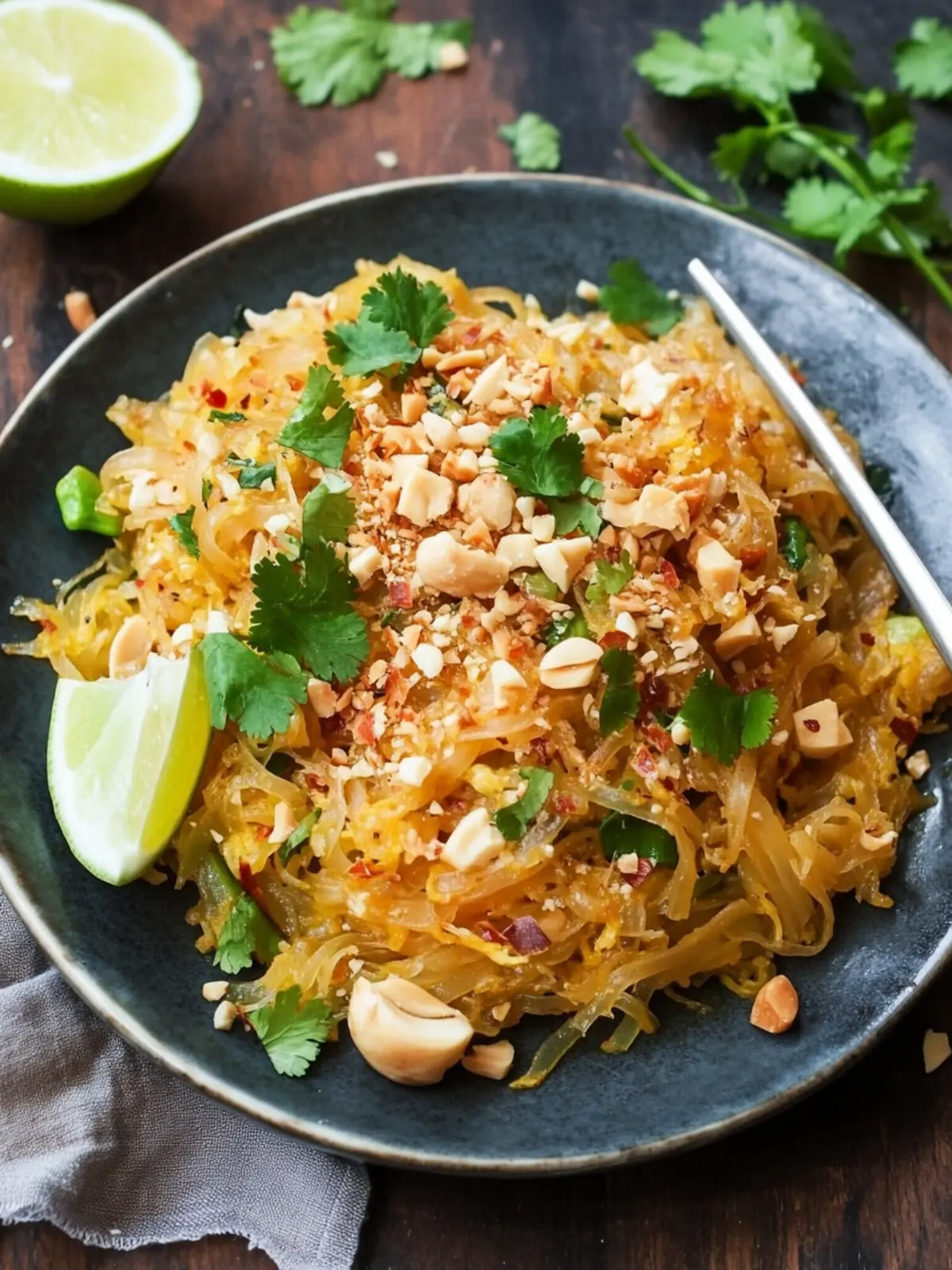 Spaghetti Squash Pad Thai