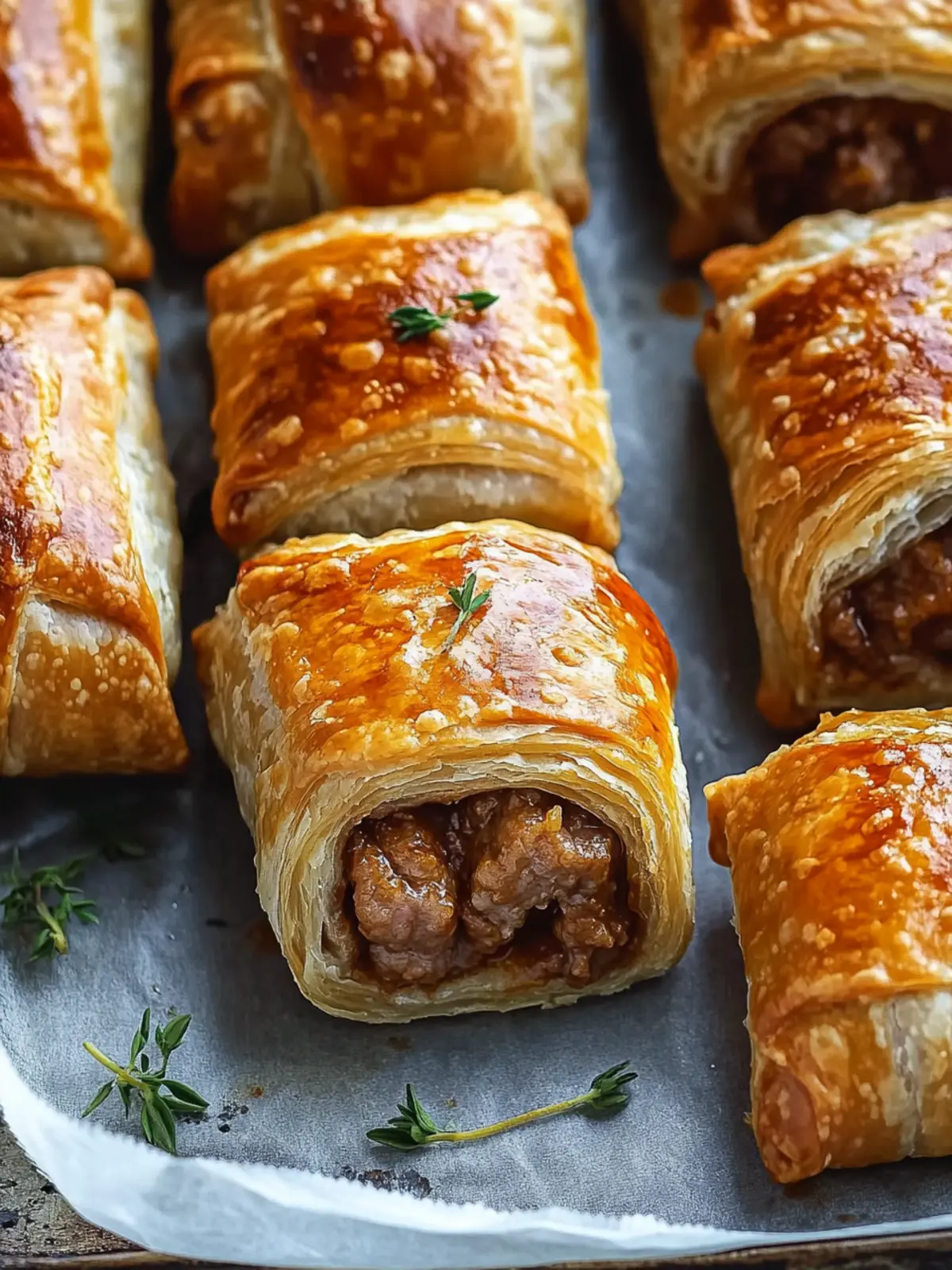 B85 Beef Sausage Rolls
