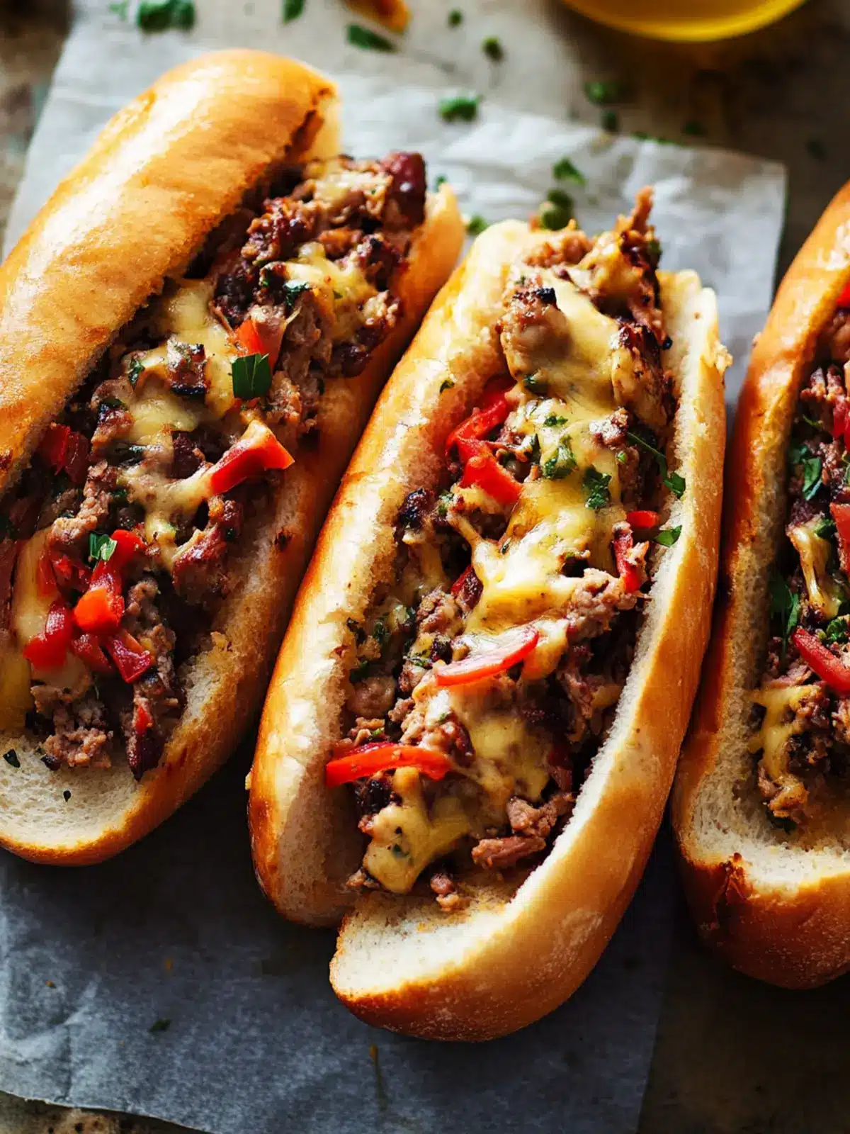 Pimento Cheesesteaks