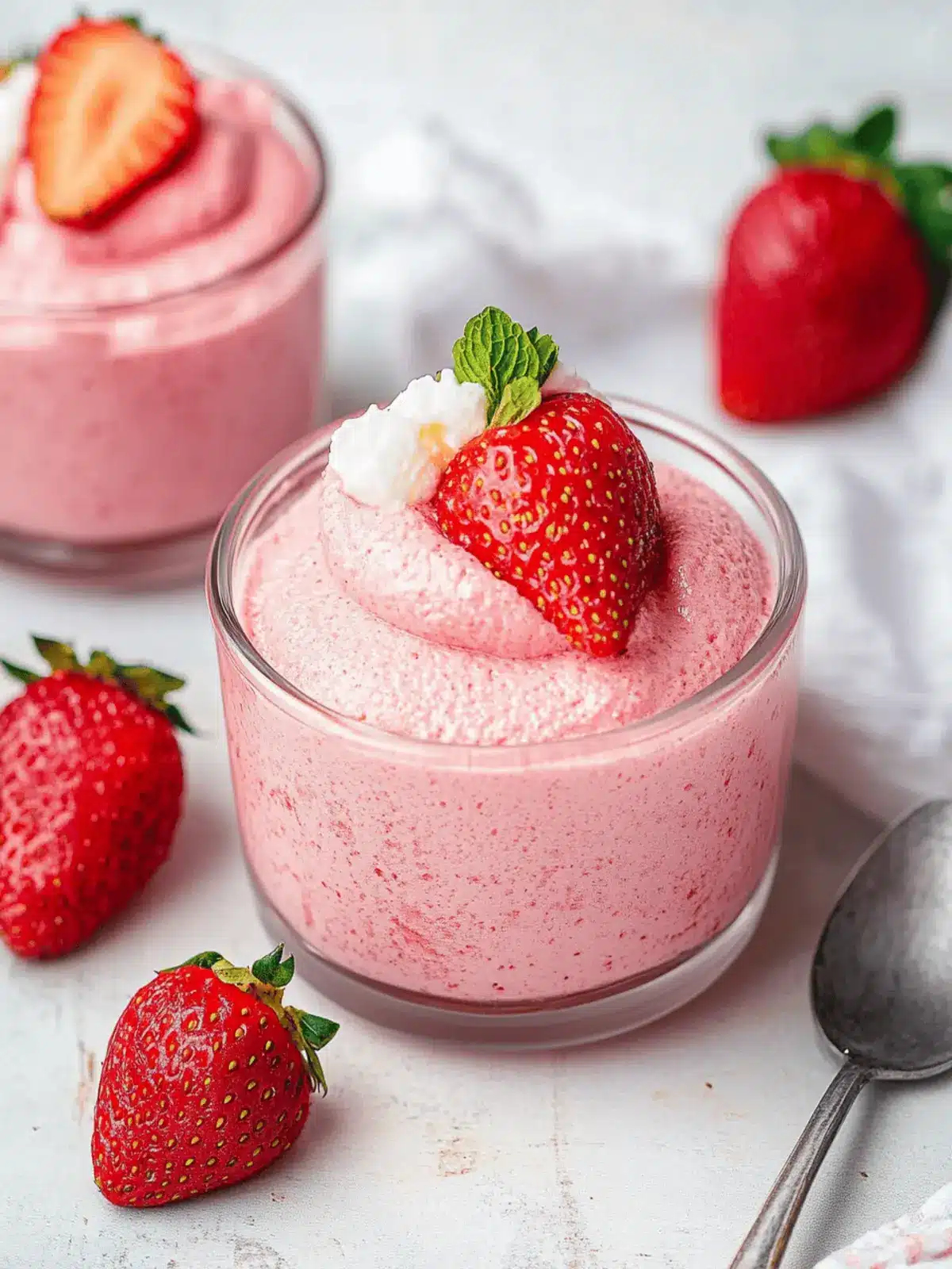 Light and Airy Strawberry Aquafaba Mousse for Summer Bliss 3 Strawberry Aquafaba Mousse