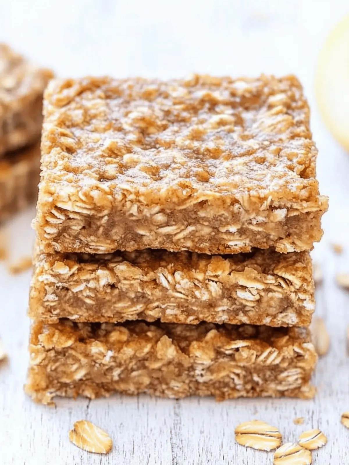 3 Ingredient Apple Oatmeal Bars